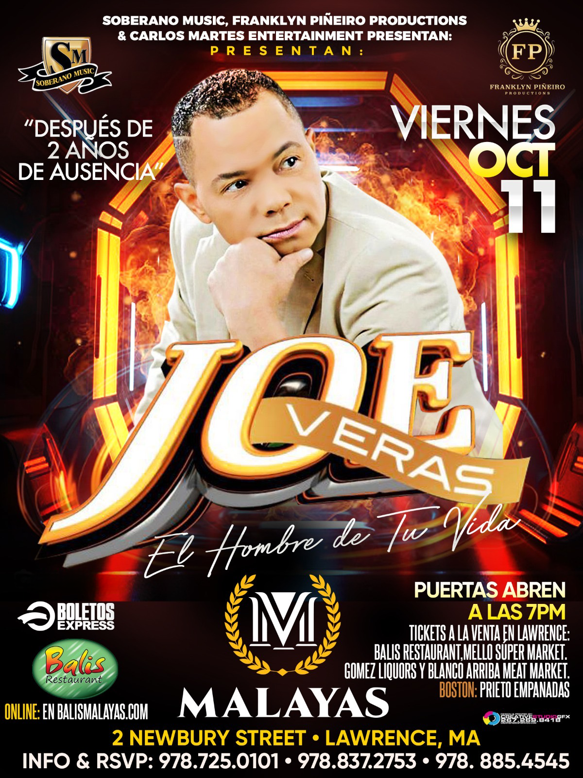 Joe Veras En Vivo