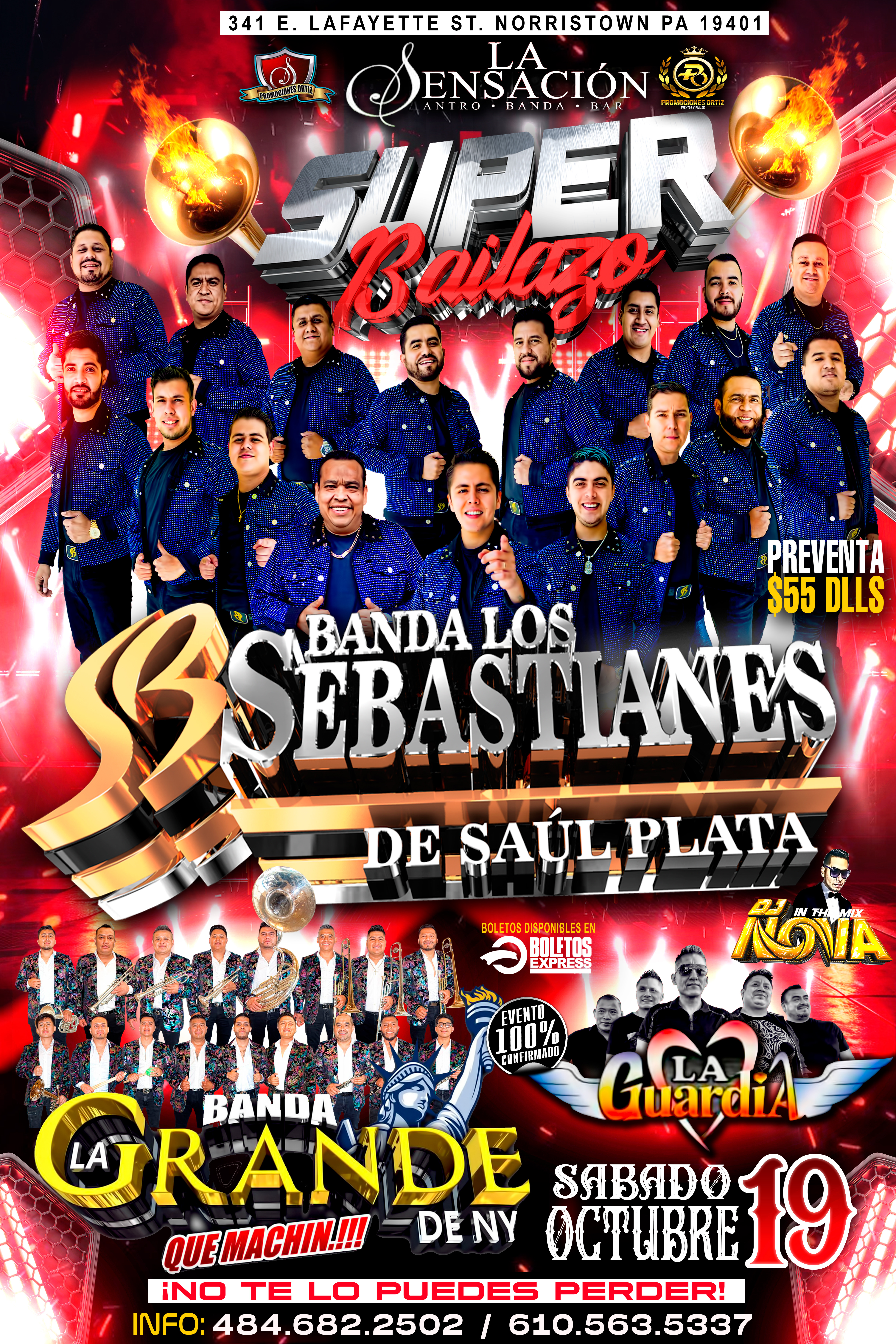 BANDA LOS SEBASTIANES DE SAÚL PLATA