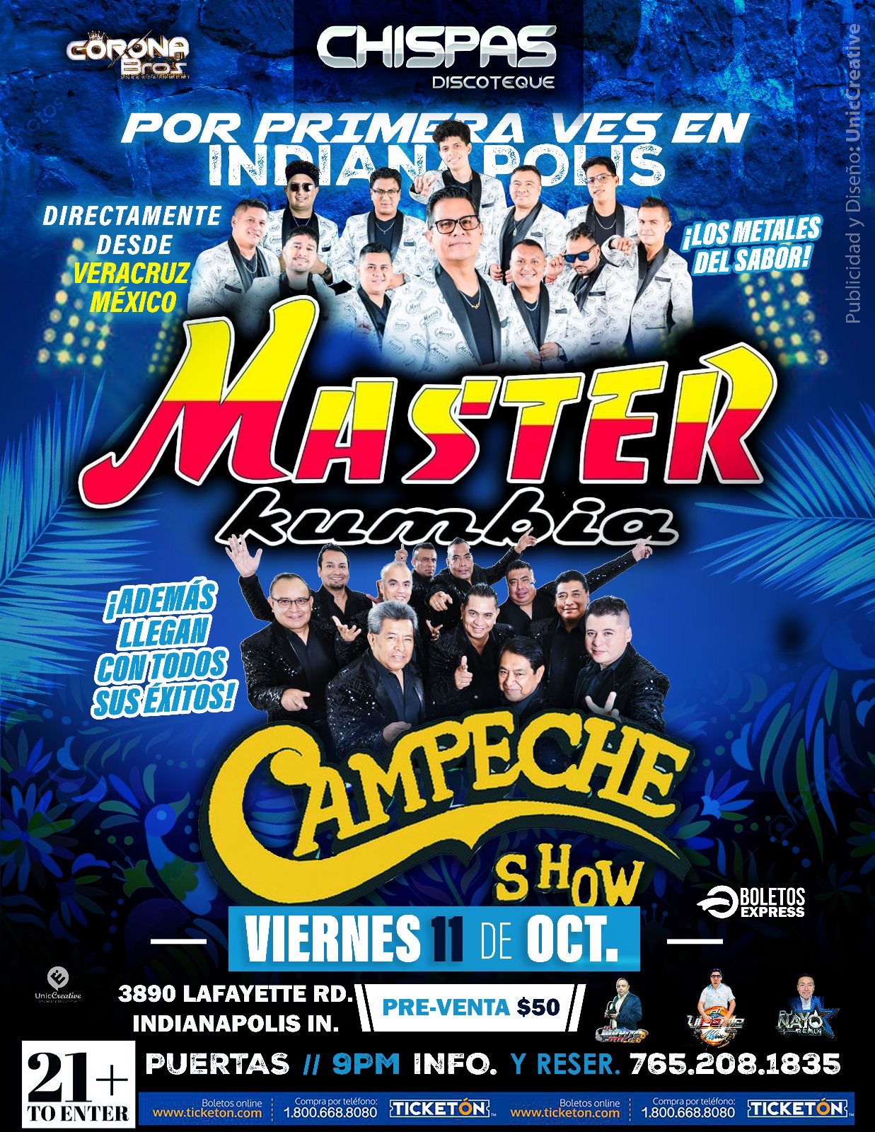 Master Kumbia y Campeche show en Indianápolis