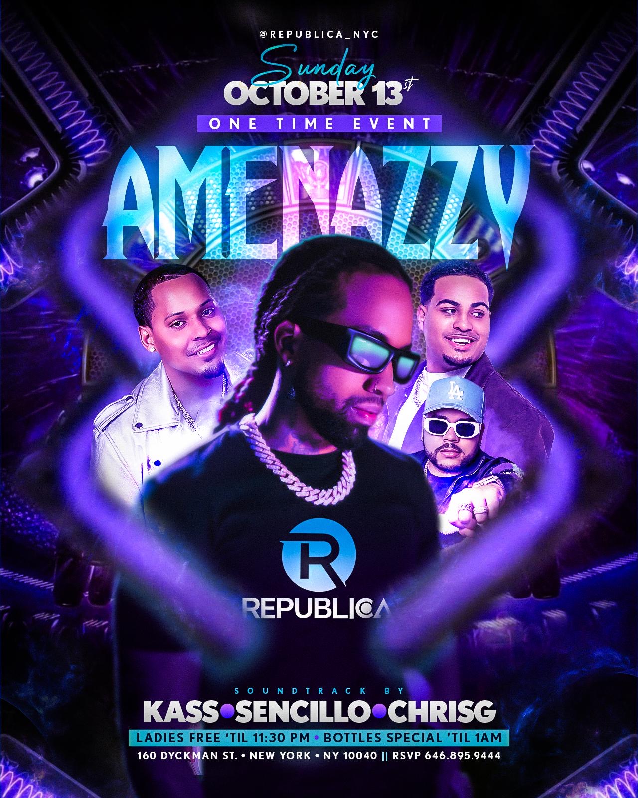 Amenazzy- Chris G- DJ Kass-DJ Sencillo Exclusivo