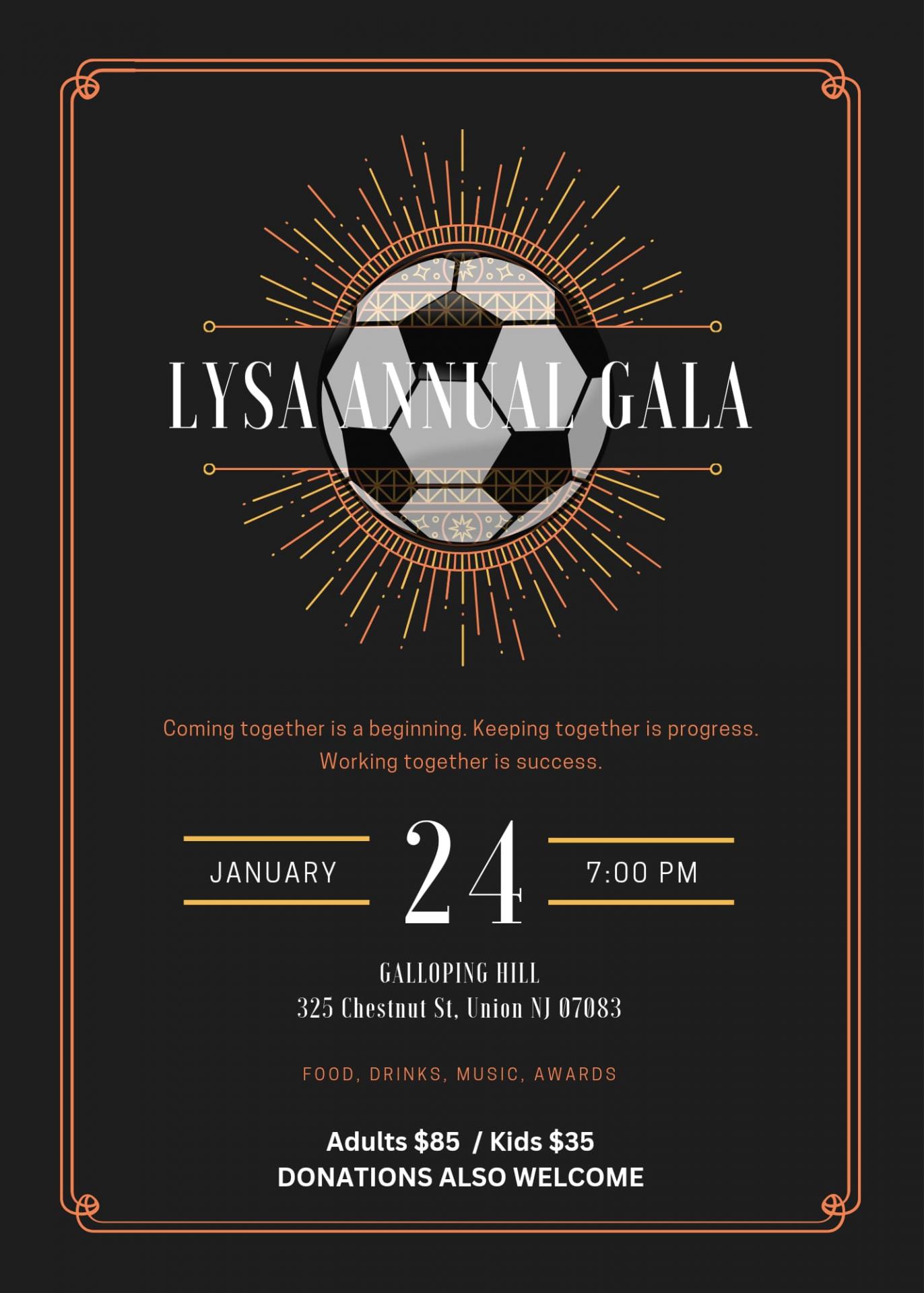 LYSA ANNUAL GALA & FUNDRAISER