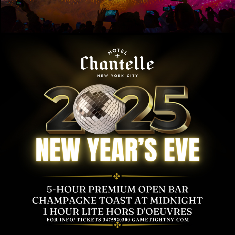 HOTEL CHANTELLE NYC NEW YEARS EVE PARTY 2025