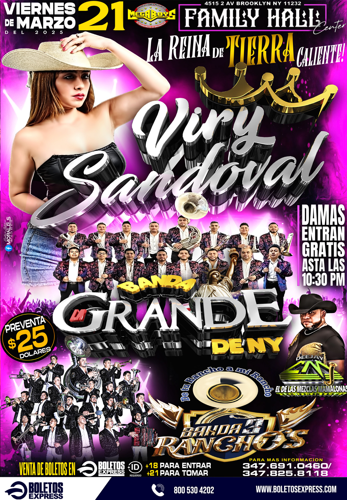 VIRY SANDOVAL |  BANDA LA GRANDE