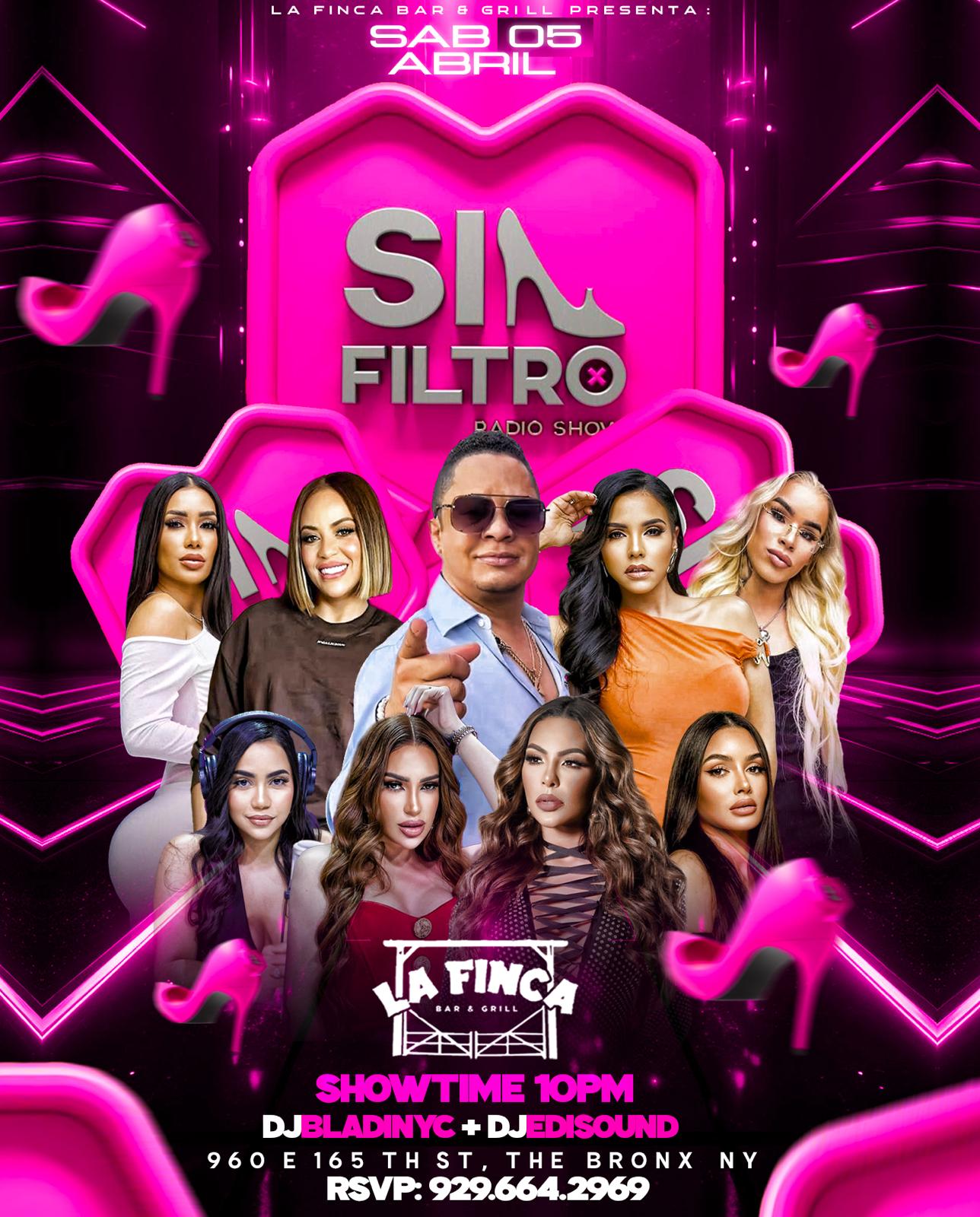 Buy tickets for SIN FILTRO RADIO SHOW SIN FILTRO RADIO SHOW