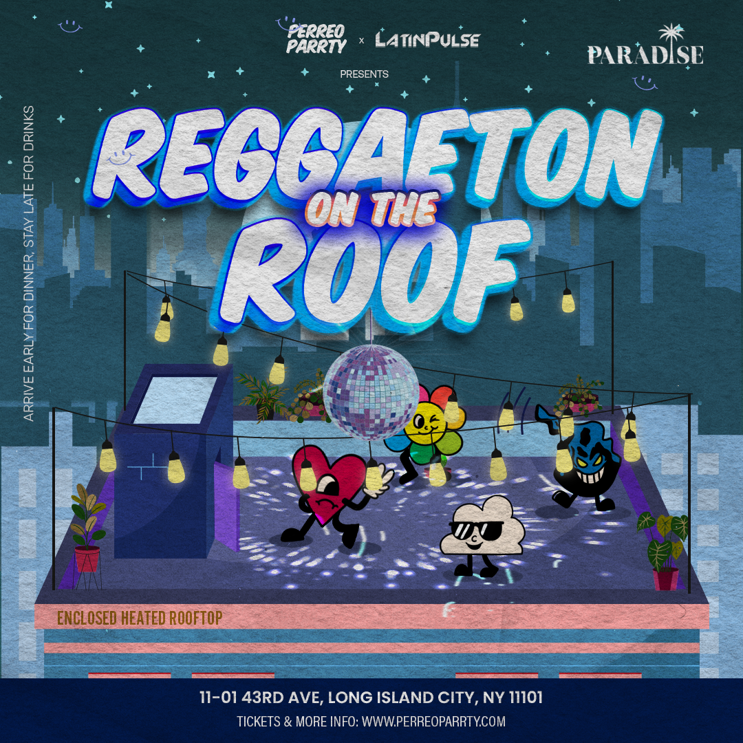 Buy tickets for Reggaeton on the Roof  - Latin Dance Party Rooftop with NYC Skyline Views Reggaeton on the Roof  - Latin Dance Party Rooftop with NYC Skyline Views
