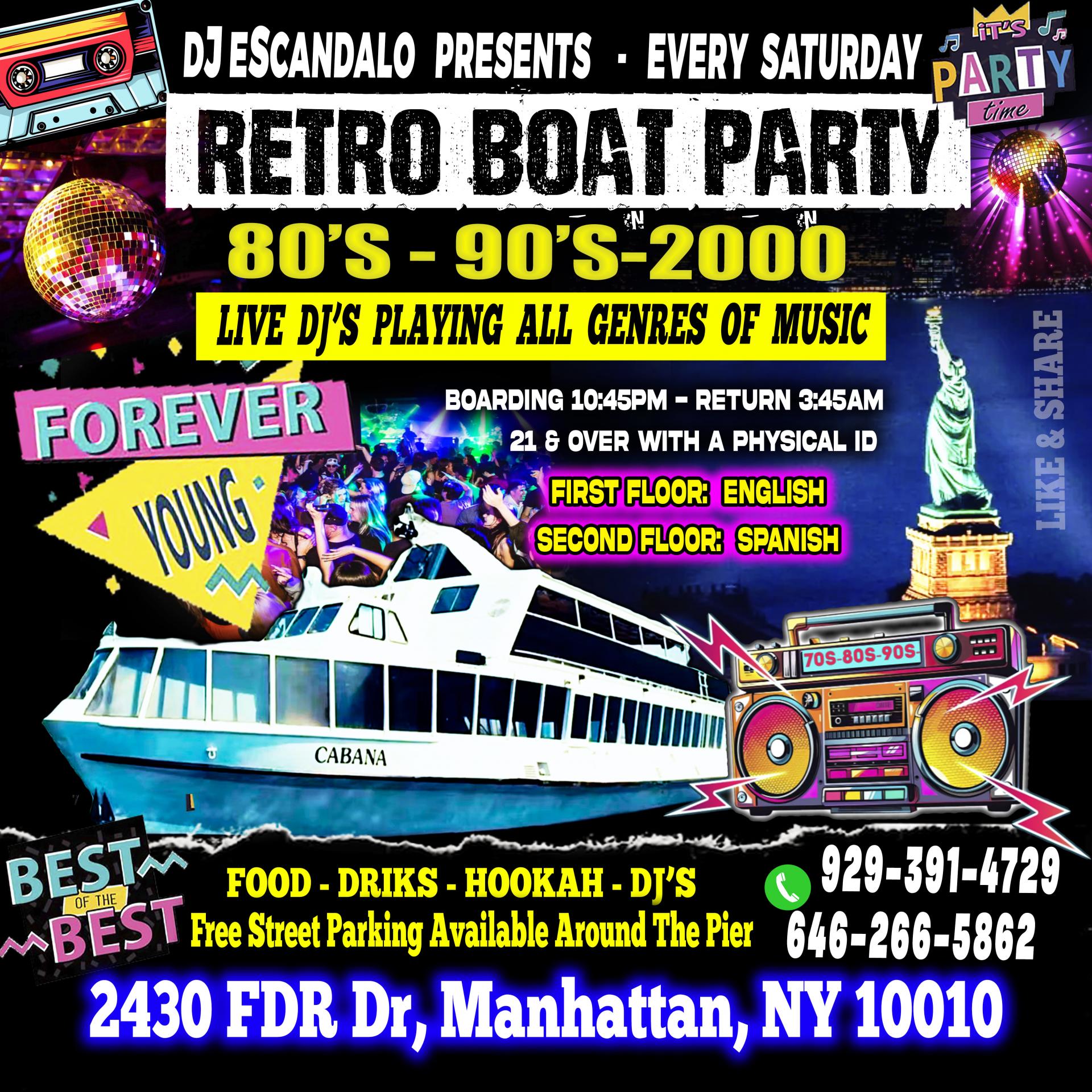 Retro Boat Party - Jun 07