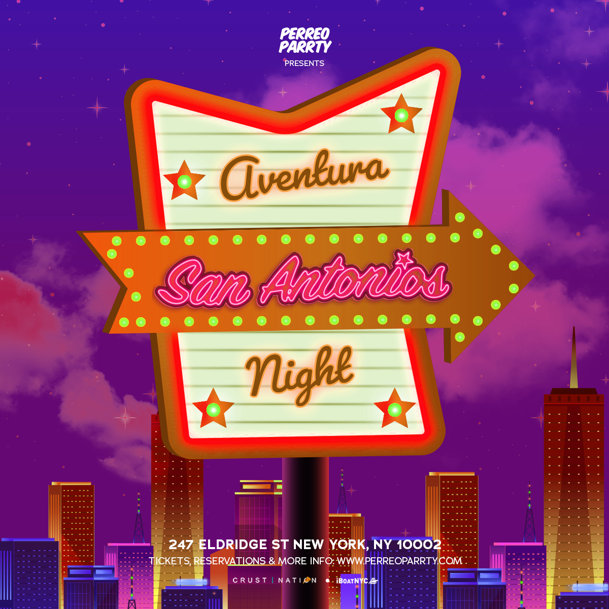 Buy tickets for Aventura Night - #1 Bachata Party at San Antonios NYC Aventura Night - #1 Bachata Party at San Antonios NYC