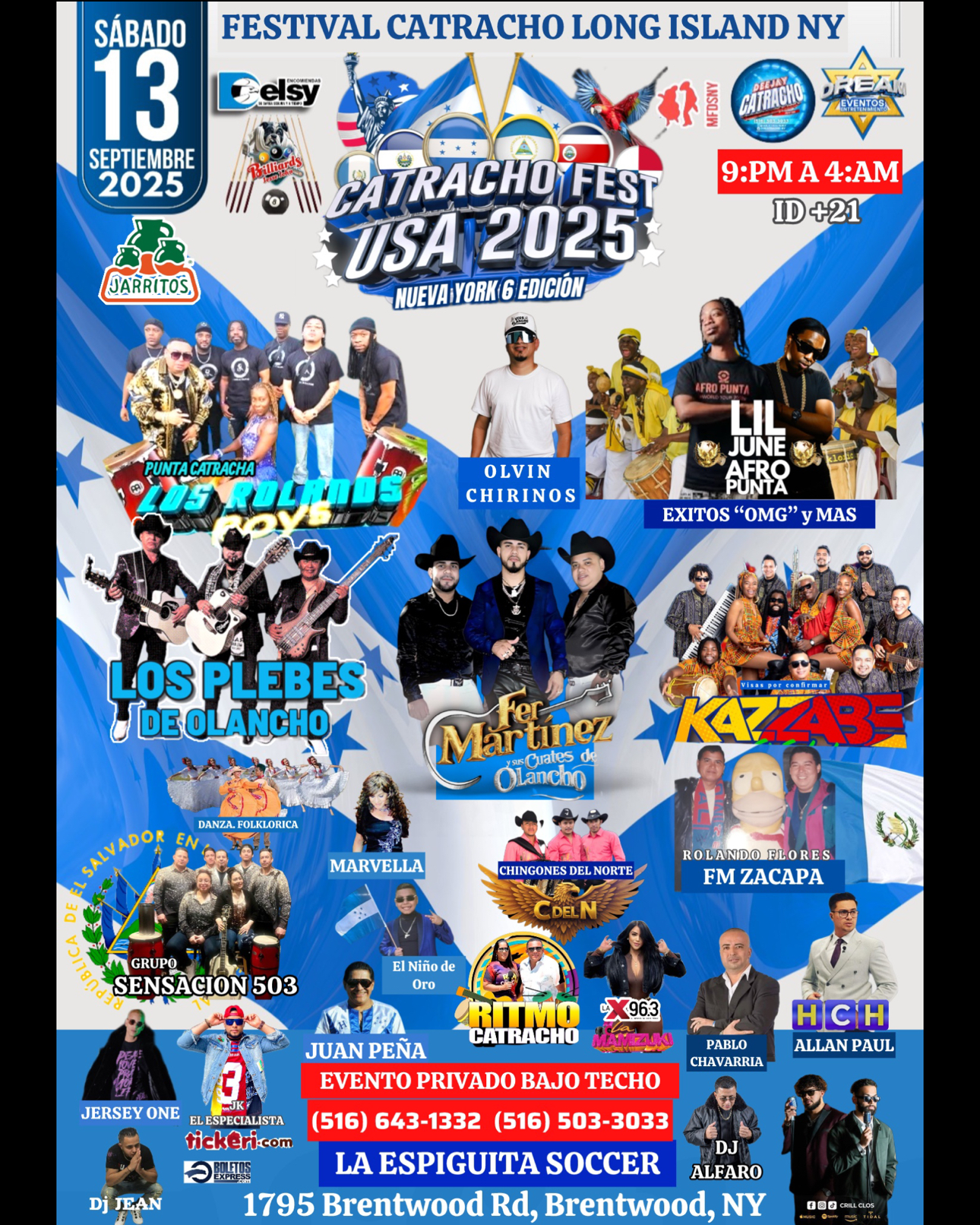 Buy tickets for FESTIVAL CATRACHO LONG ISLAND NY / SAB 13 SEPT FESTIVAL CATRACHO LONG ISLAND NY / SAB 13 SEPT