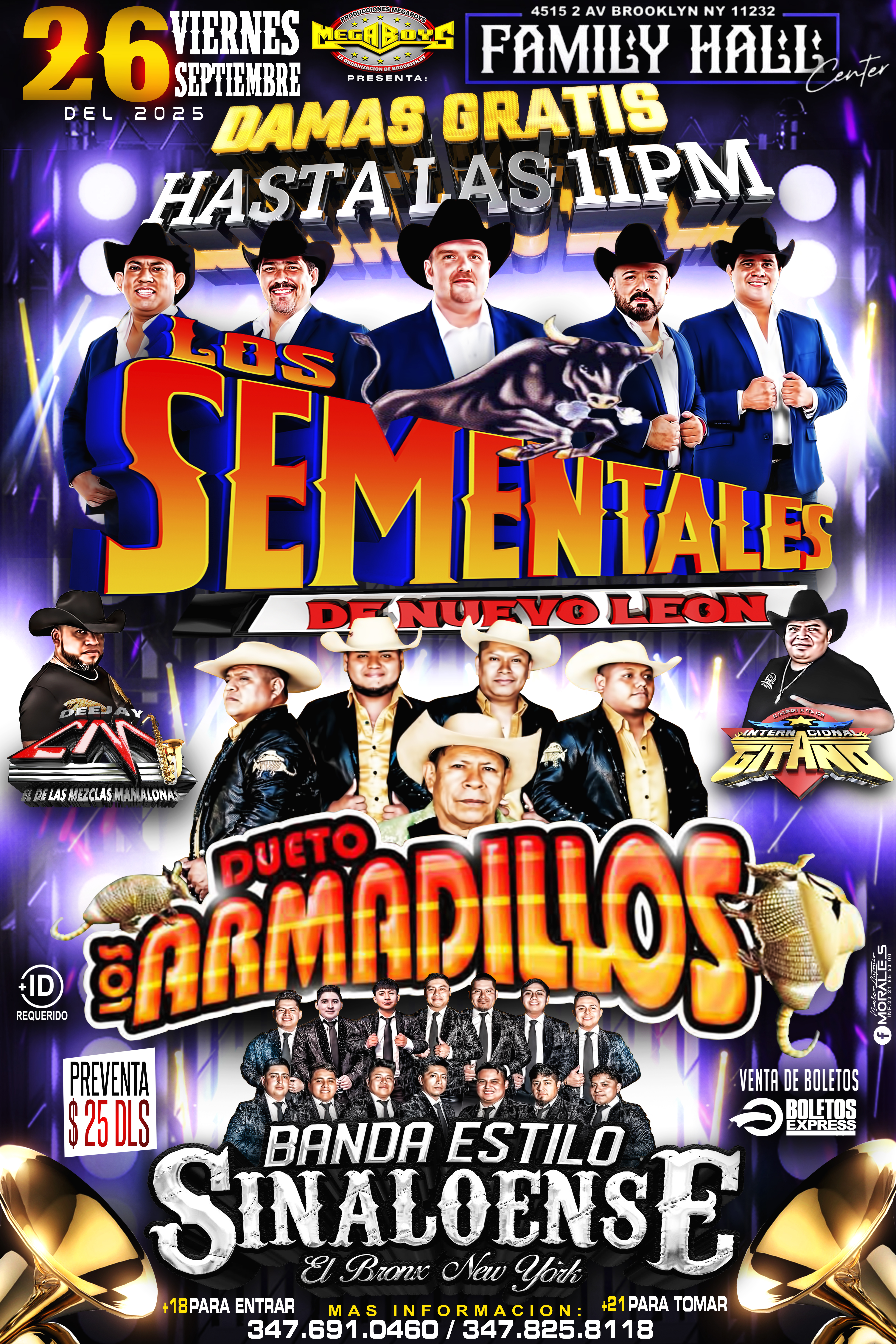 LOS SEMENTALES DE NUEVO LEON | DUETO LOS ARMADILLOS & BANDA ESTILO SINALOENSE