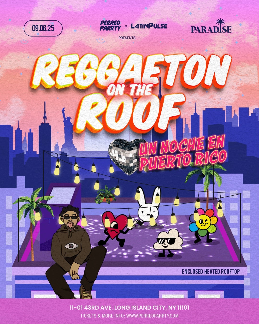 Reggaeton on the Roof - Un Noche en Puerto Rico - Perreo Latin Skyline View