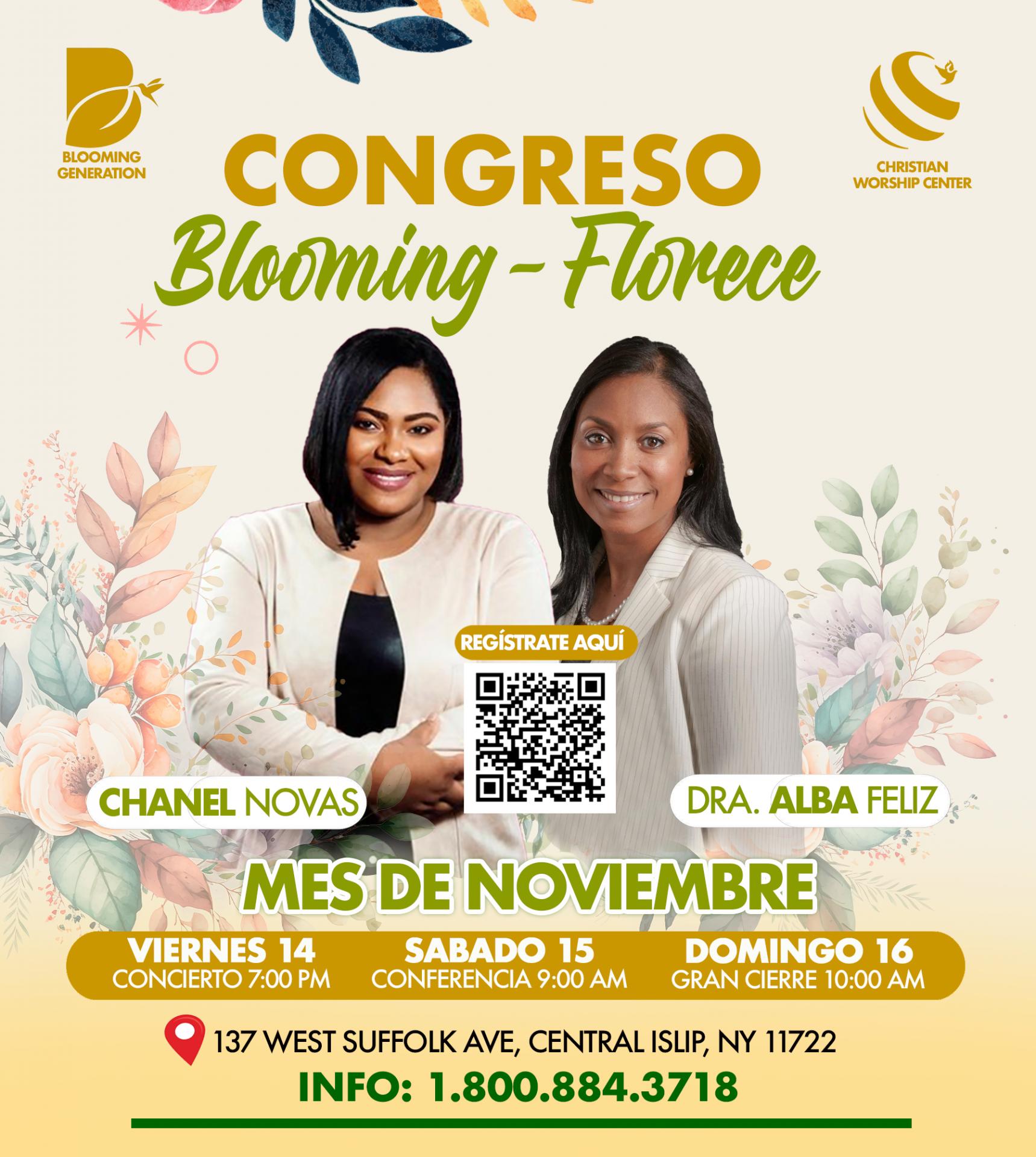 Buy tickets for Congreso Blooming - Florece 14,15 y 16 Nov. Congreso Blooming - Florece 14,15 y 16 Nov.