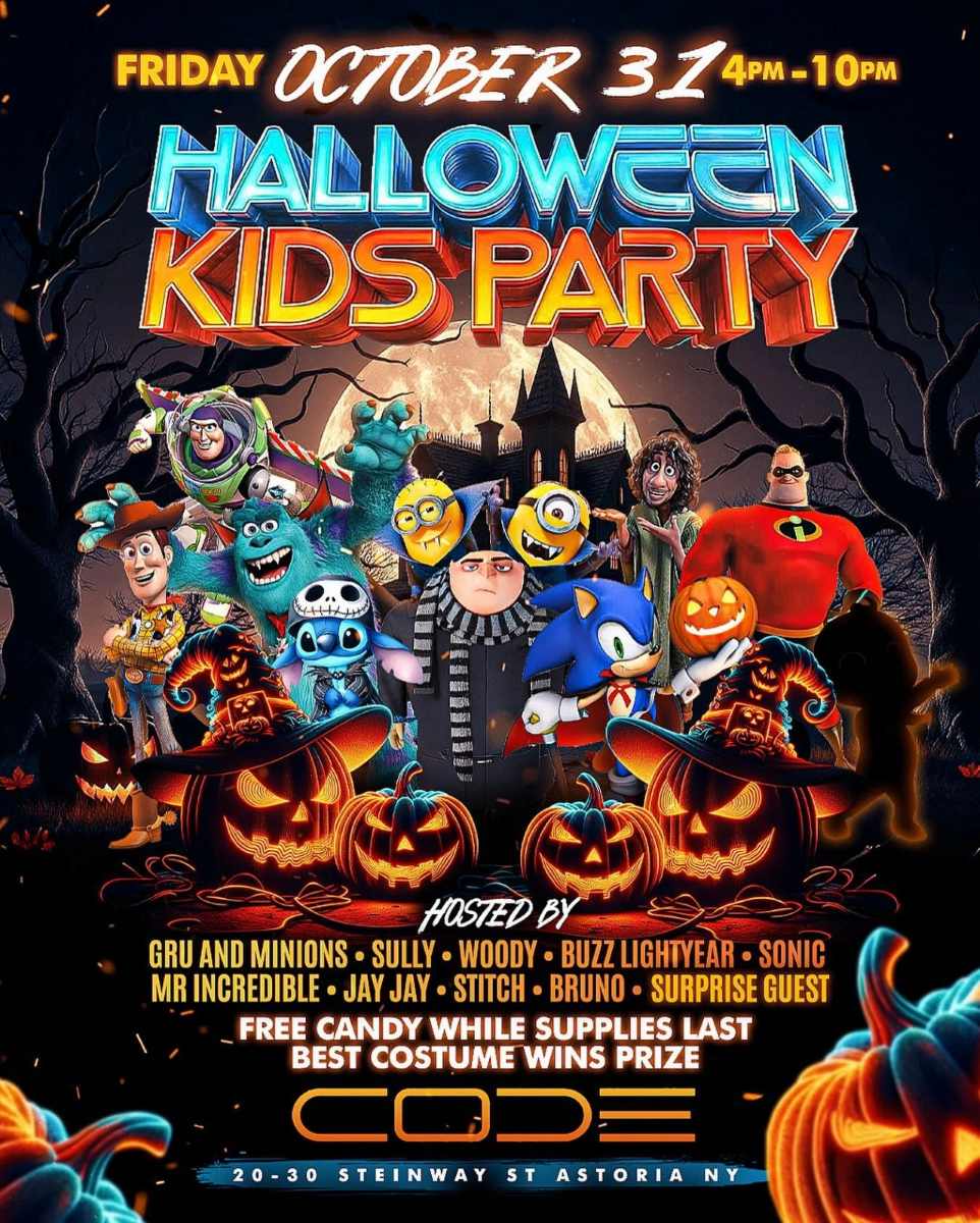 Buy tickets for Halloween Kids Party at CODE Astoria – Family Fun in Astoria Queens Halloween Kids Party at CODE Astoria – Family Fun in Astoria Queens