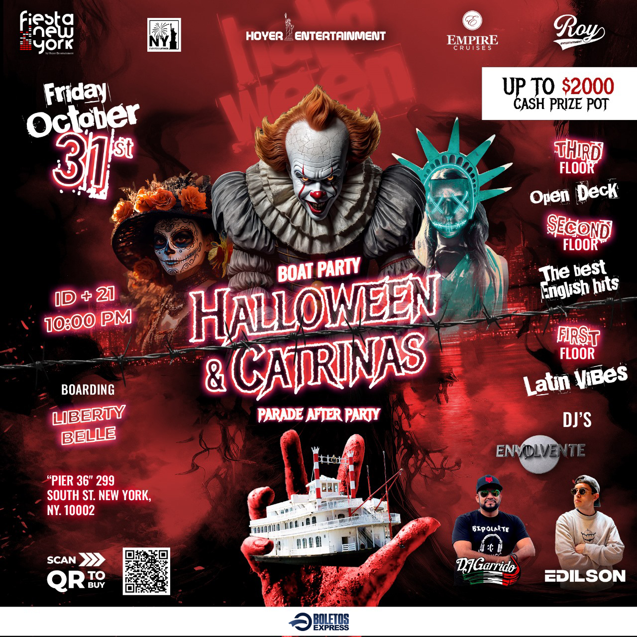 Halloween Yacht party 2025