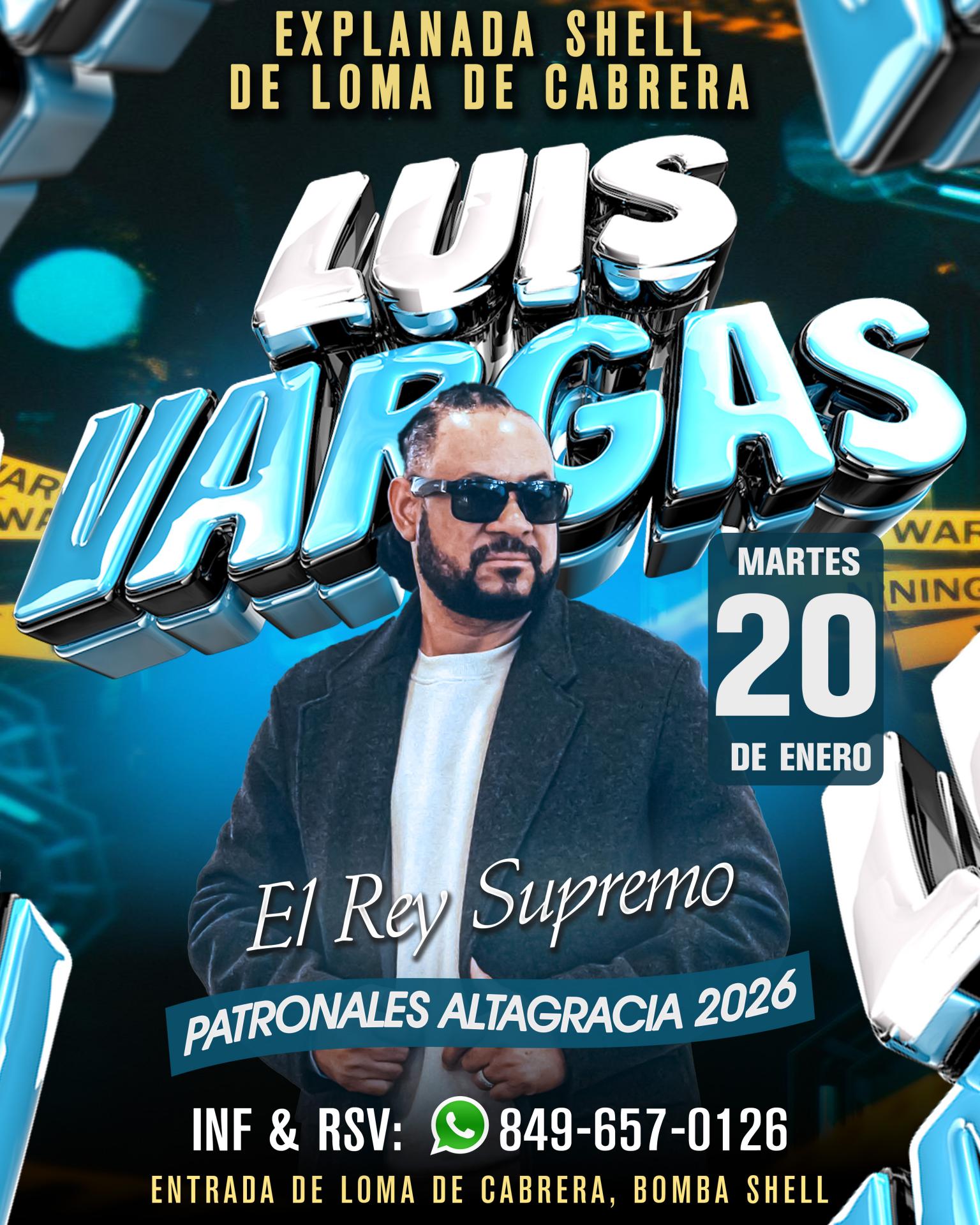 Buy tickets for LUIS VARGAS LUIS VARGAS