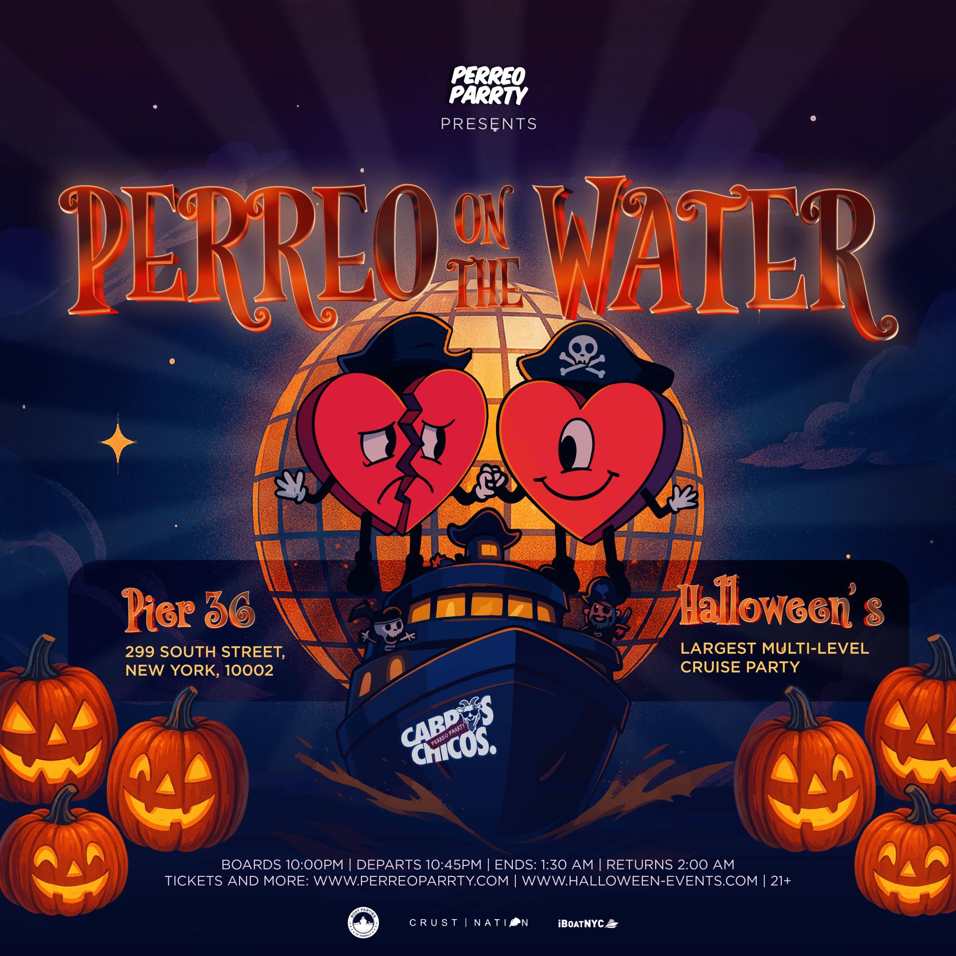 HALLOWEEN PERREO ON THE WATER - Haunted Latin Mega Yacht Boat Party