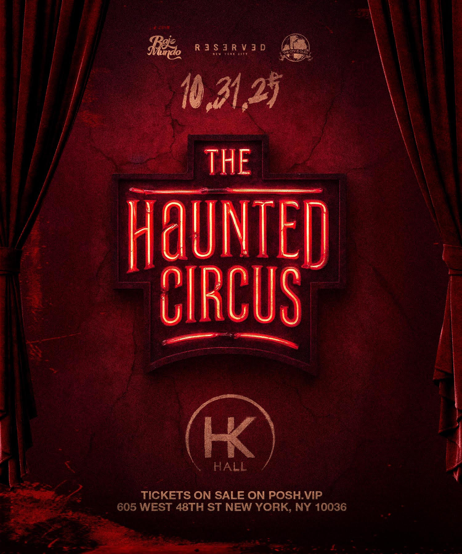 THE HAUNTING OF HK HALL – The Haunted Circus Halloween Party