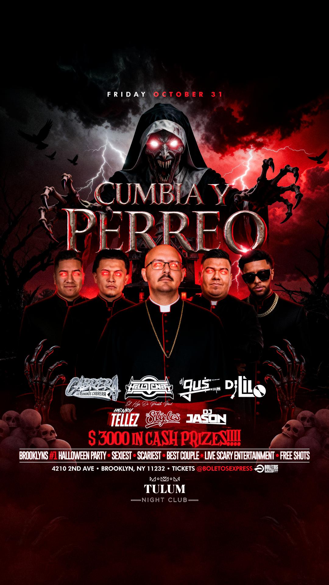 Cumbia y Perreo Halloween Party
