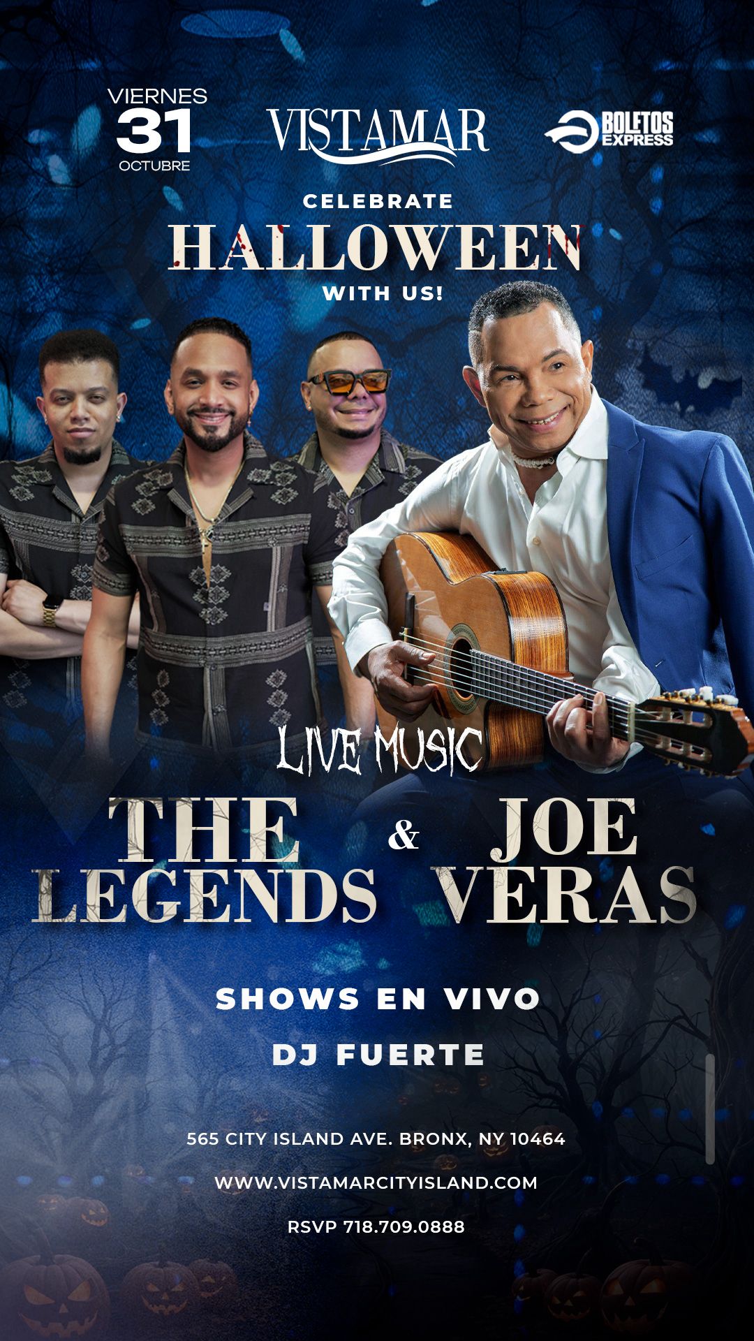 Buy tickets for THE LEGENDS & JOE VERAS 31 OCTUBRE THE LEGENDS & JOE VERAS 31 OCTUBRE