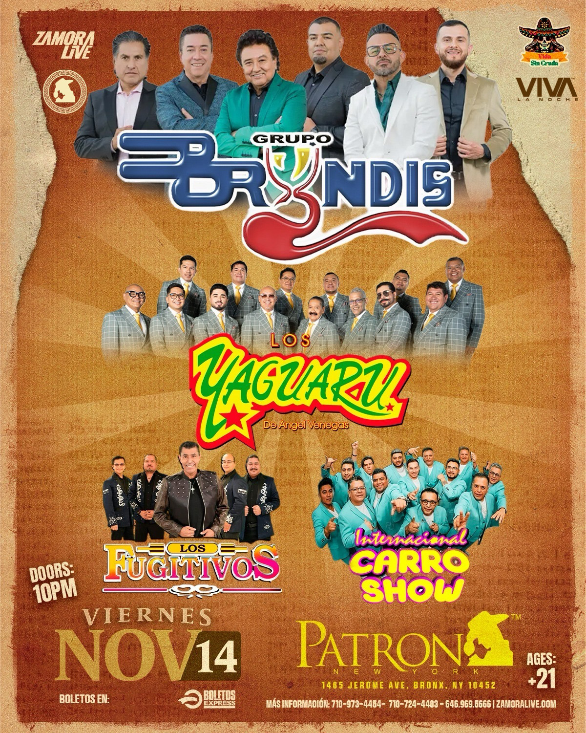 Buy tickets for GRUPO  BRYNDIS & LOS YAGUARU GRUPO  BRYNDIS & LOS YAGUARU