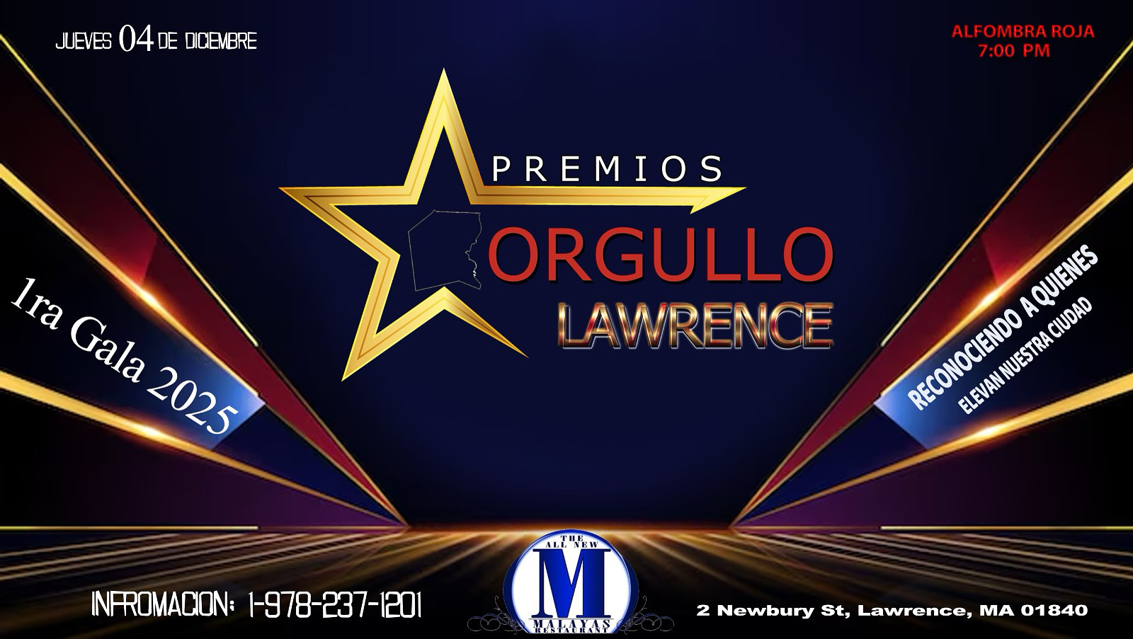 Buy tickets for Premios Orgullo Lawrence 2025 Premios Orgullo Lawrence 2025