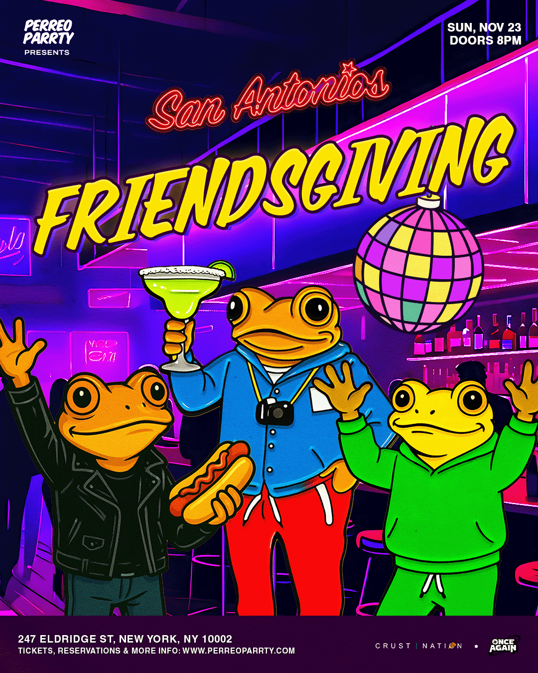 Buy tickets for FRIENDSGIVING Party on Houston - Pre-Thanksgiving @ Lower East Side NYC FRIENDSGIVING Party on Houston - Pre-Thanksgiving @ Lower East Side NYC