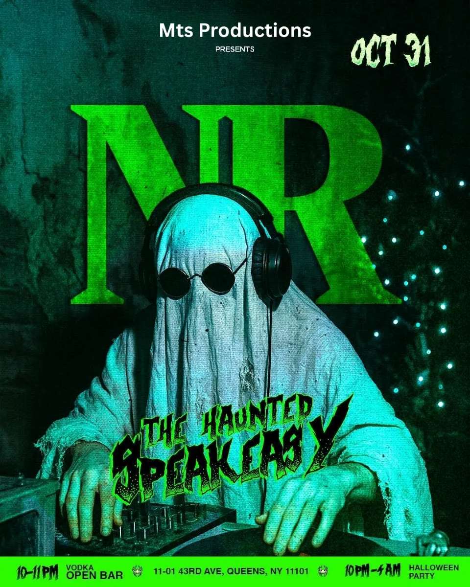 Buy tickets for Newsroom Halloween Party 2025 | The Haunted Speakeasy in LIC Newsroom Halloween Party 2025 | The Haunted Speakeasy in LIC