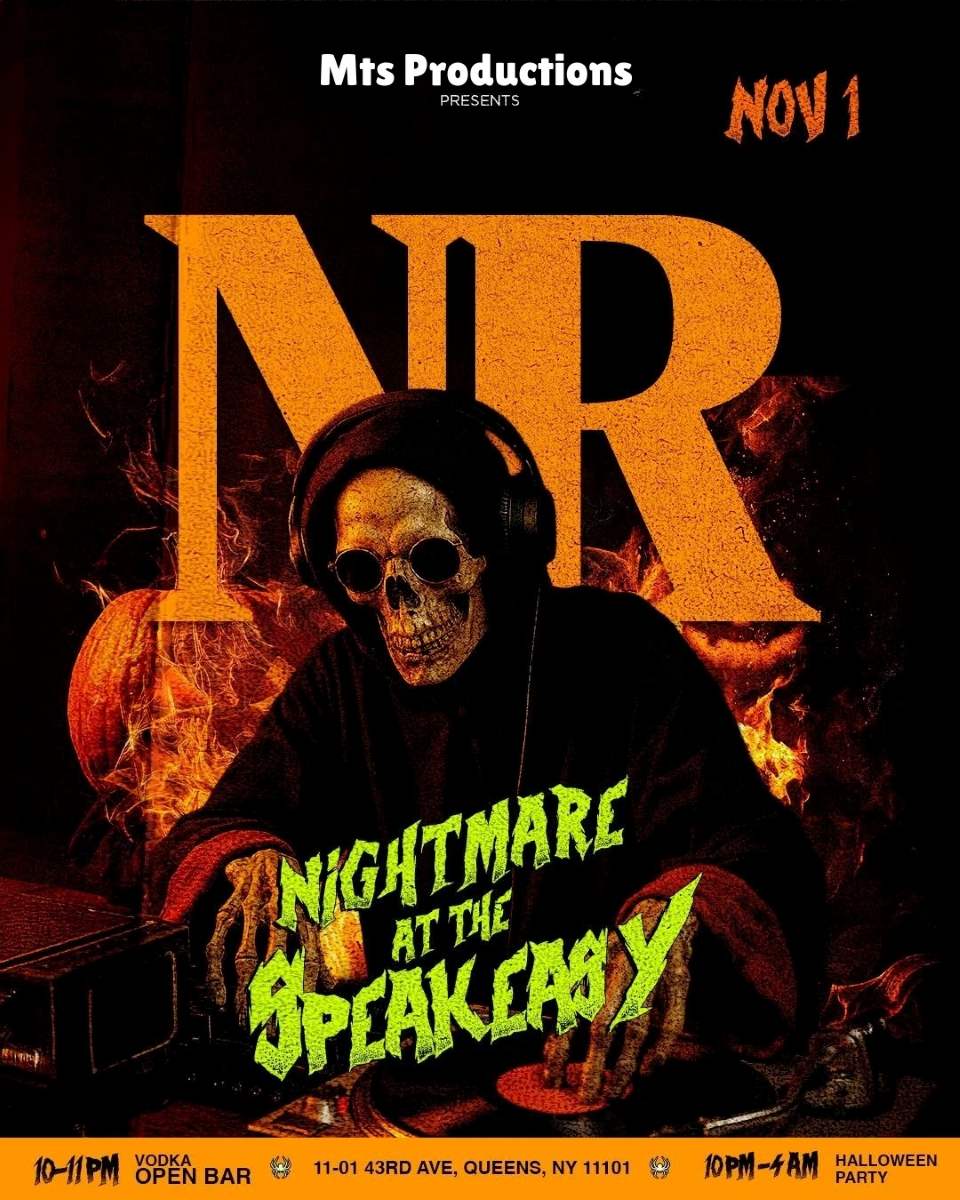 Buy tickets for Nightmare at the Speakeasy | Newsroom Halloween Party 2025 Nightmare at the Speakeasy | Newsroom Halloween Party 2025