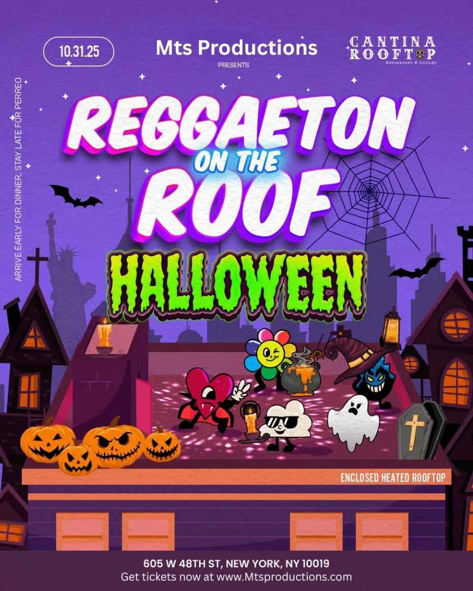 Reggaeton on the Roof: Halloween Edition at Cantina Rooftop NYC