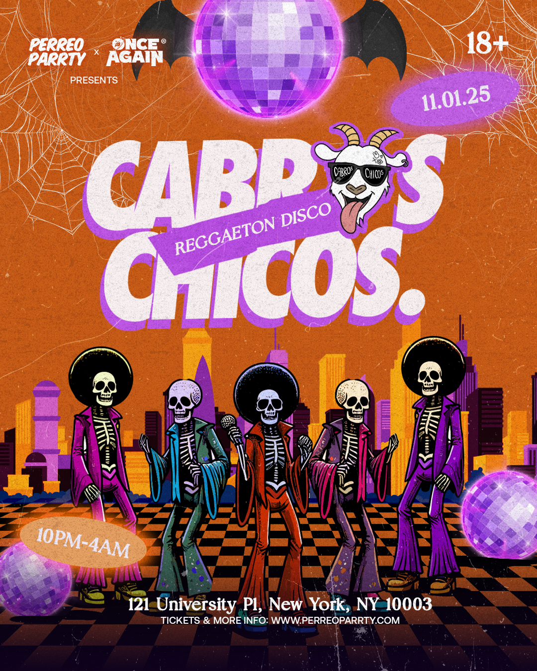 Buy tickets for Cabros Chicos - Reggaeton Disco| Halloween Party  (18+) Cabros Chicos - Reggaeton Disco| Halloween Party  (18+)