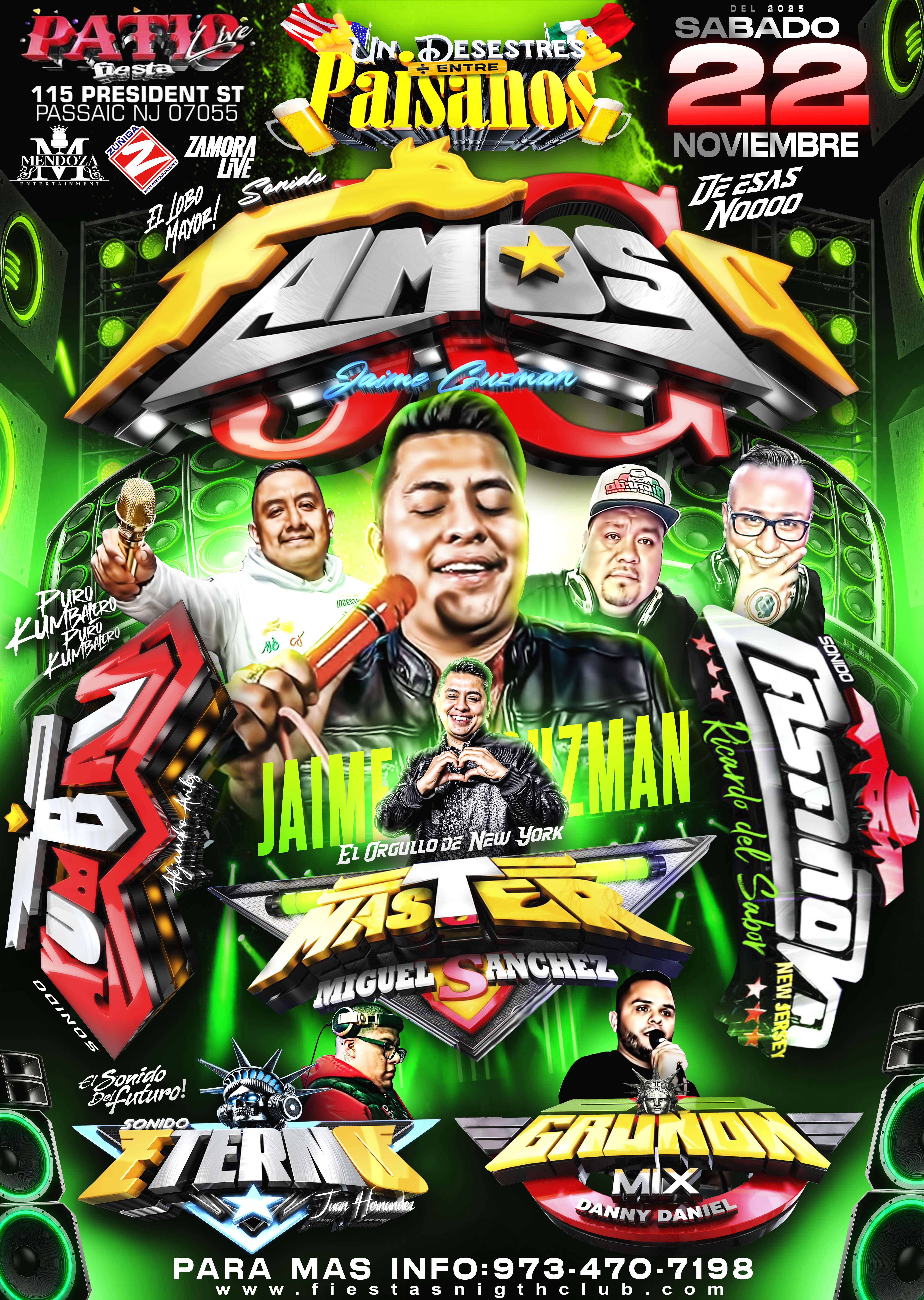 Buy tickets for SONIDO FAMOSO, KUMBALA, MASTER, CASANOVA, ETERNO, GRUÑON MIX SONIDO FAMOSO, KUMBALA, MASTER, CASANOVA, ETERNO, GRUÑON MIX