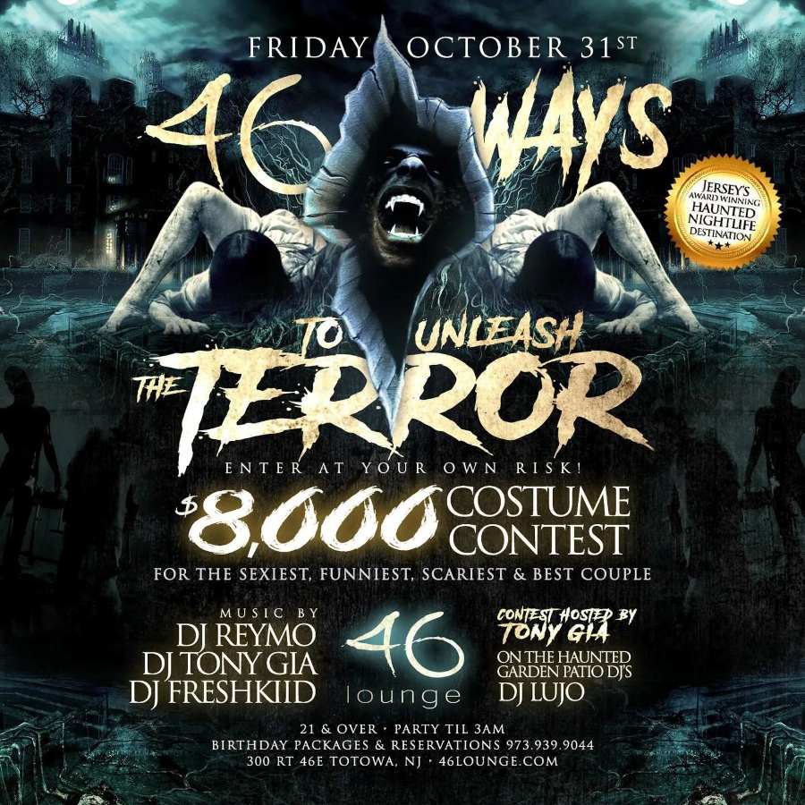 46 Lounge Halloween Party 2025 – 46 Ways to Unleash The Terror