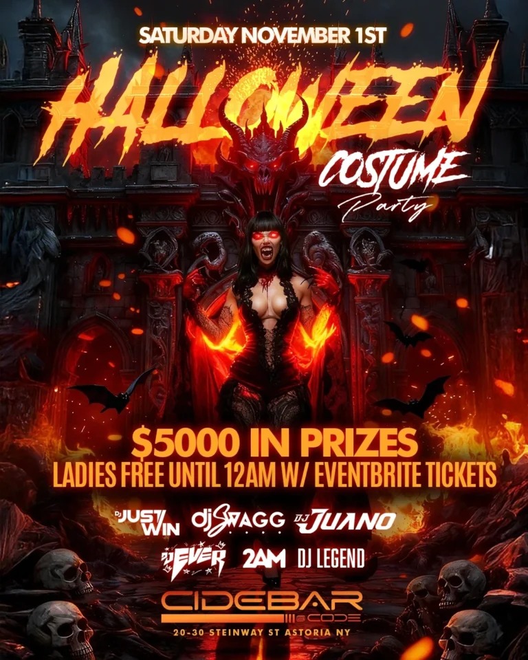 Cide Bar Halloween Costume Party – Latin Night in Astoria, NY