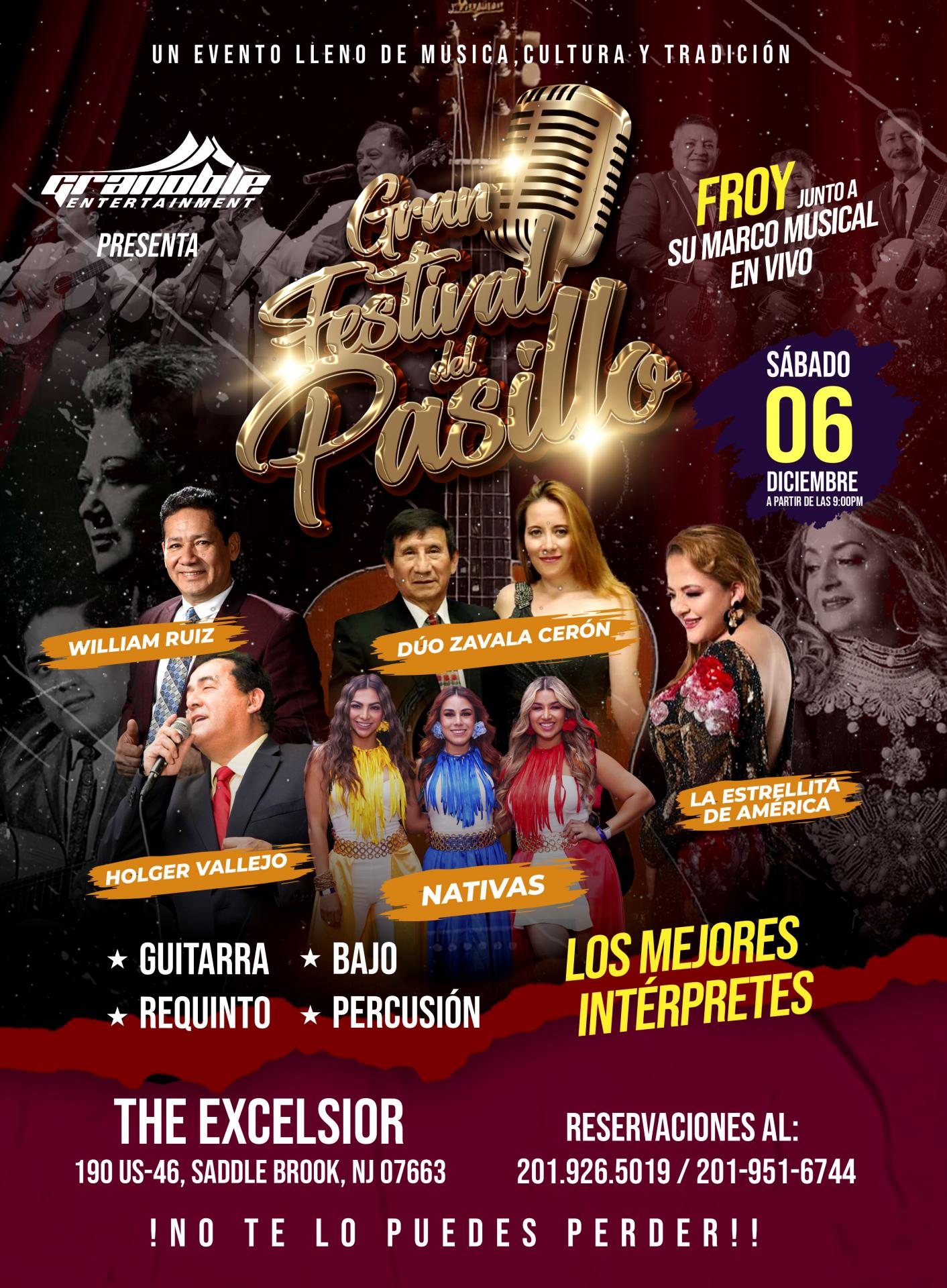 Buy tickets for FESTIVAL DEL PASILLO FESTIVAL DEL PASILLO