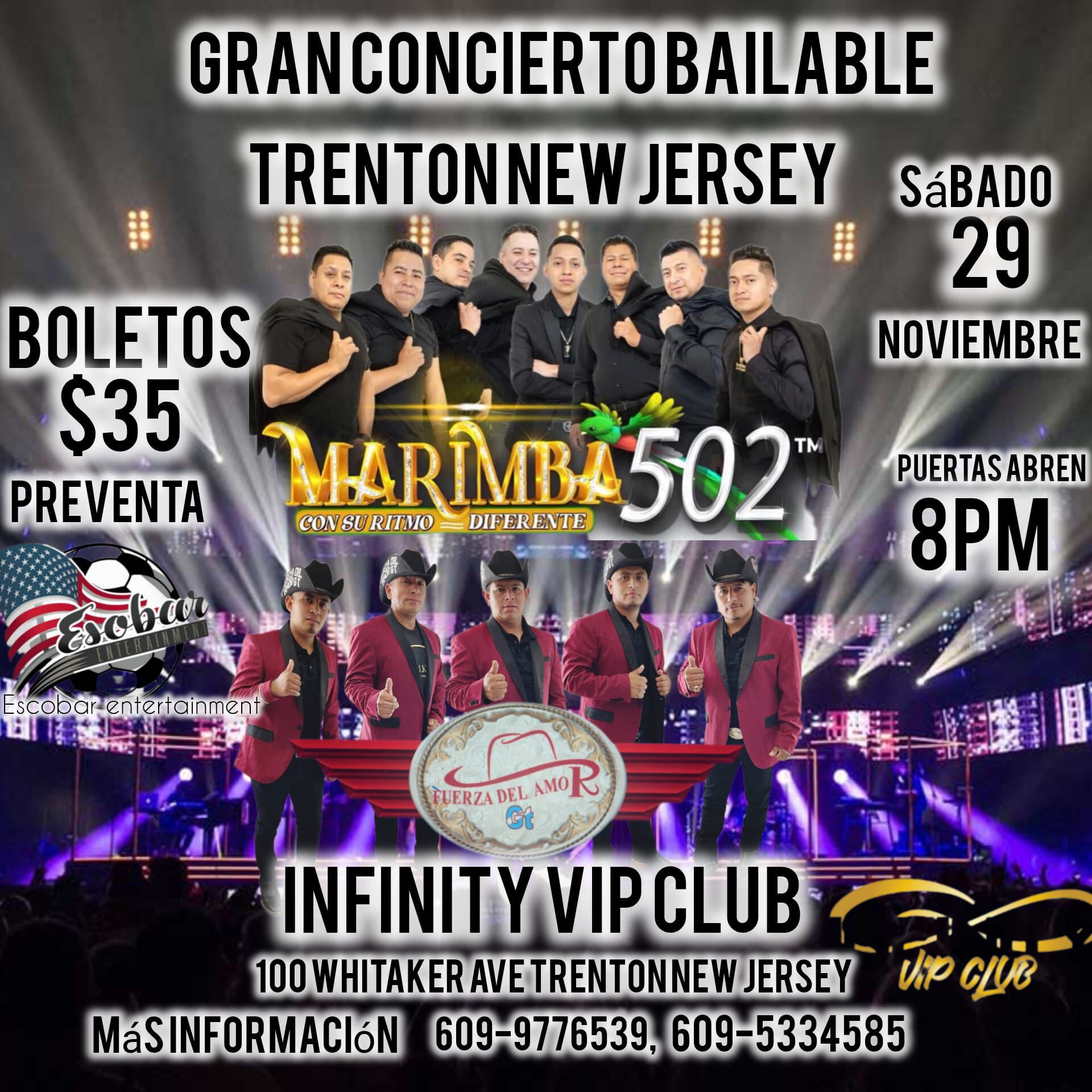 Buy tickets for grupos marimba 502 y fuerza del amor grupos marimba 502 y fuerza del amor