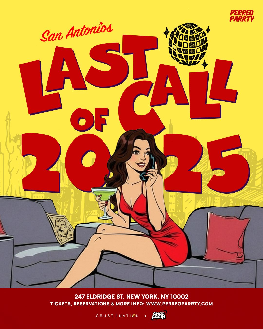 LAST CALL OF 2025 - Latin & Reggaeton Party @ Lower East Side NYC