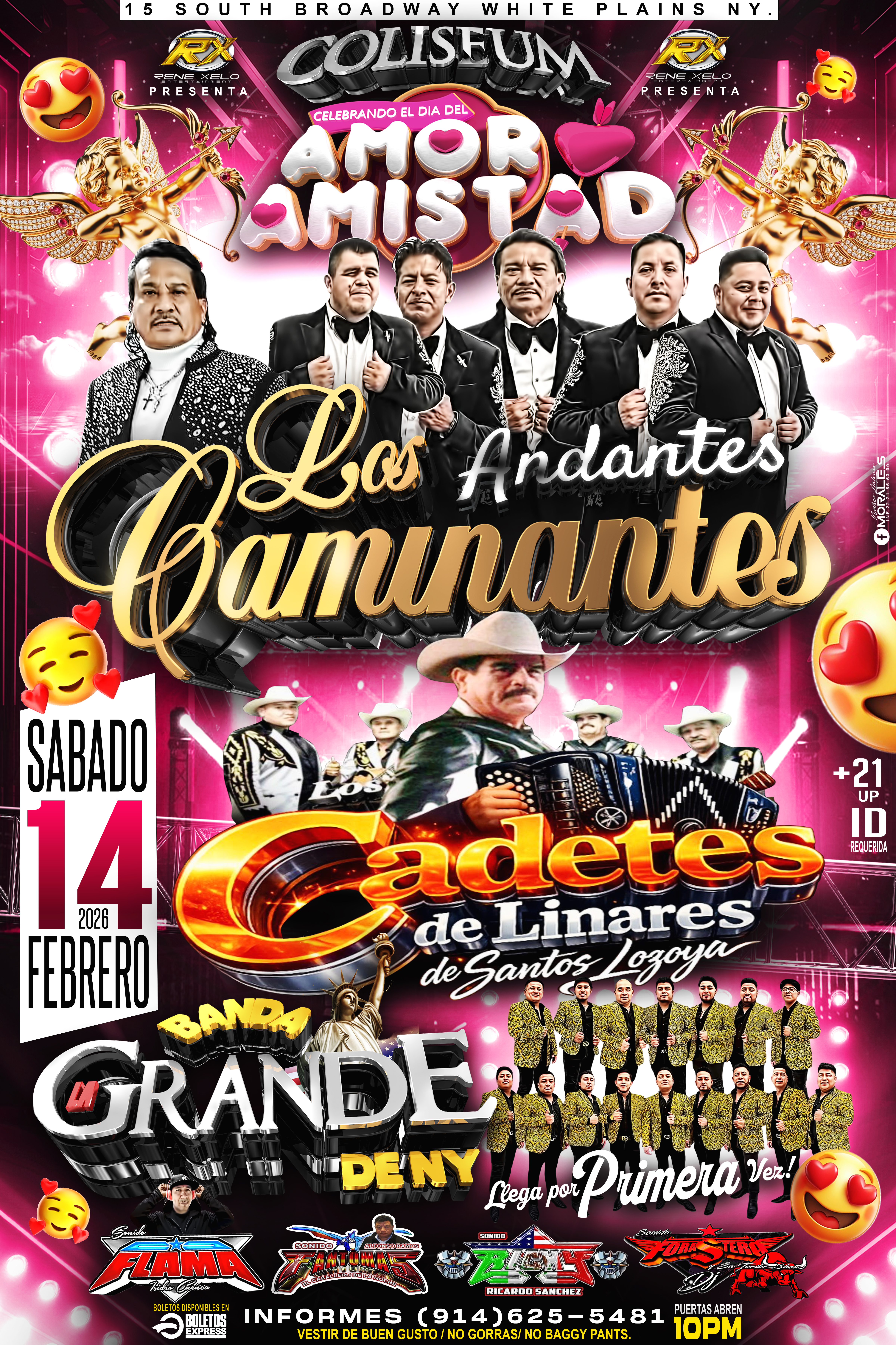 LOS ANDANTES CAMINANTES | CADETES DE LINARES | BANDA GRANDE DE NY 2026