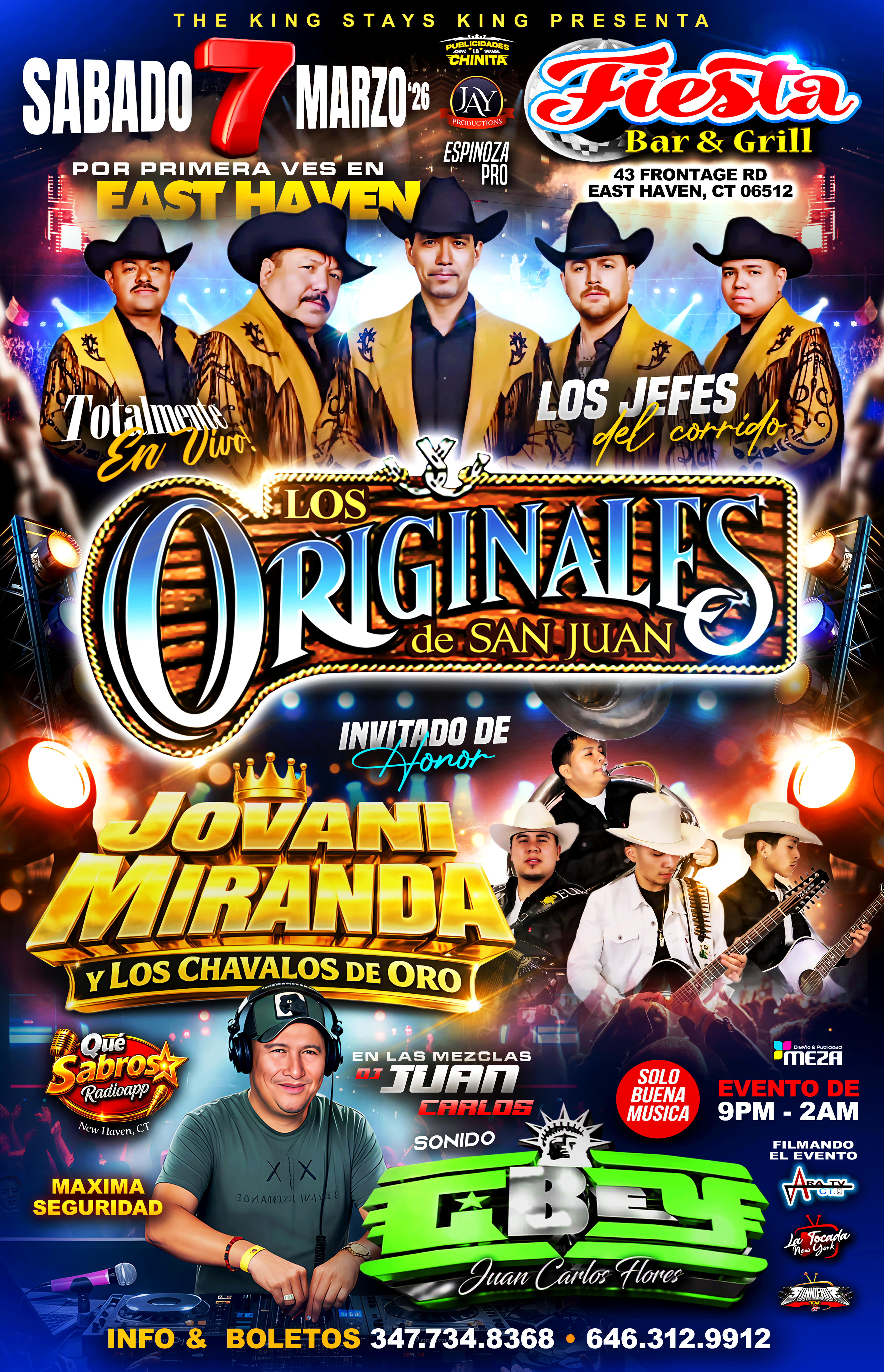 TOTALMENTE EN VIVO LOS JEFES DEL CORRIDO LOS ORIGINALES DE SAN JUAN & JOVANI MIRANDA