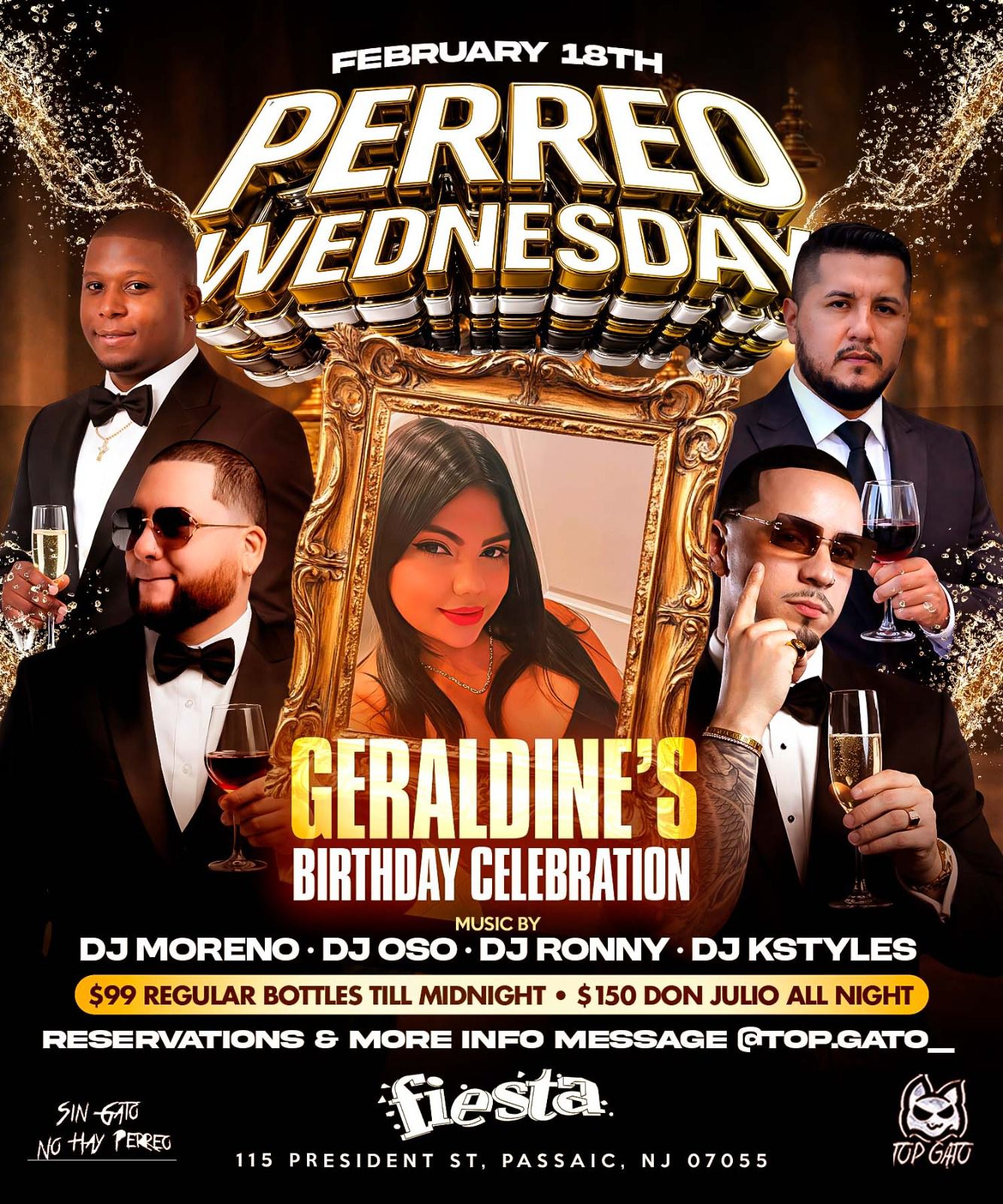 PERREO WEDNESDAY - GERALDINE'S BIRTHDAY CELEBRATION