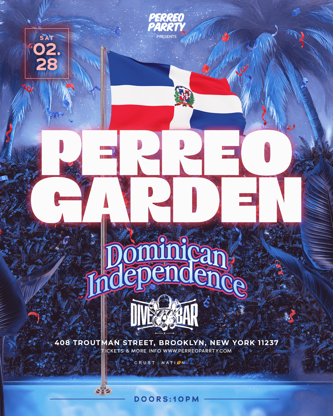 Buy tickets for Dominican Independence in Brooklyn - Dembow v Bachata v Perreo Party Dominican Independence in Brooklyn - Dembow v Bachata v Perreo Party