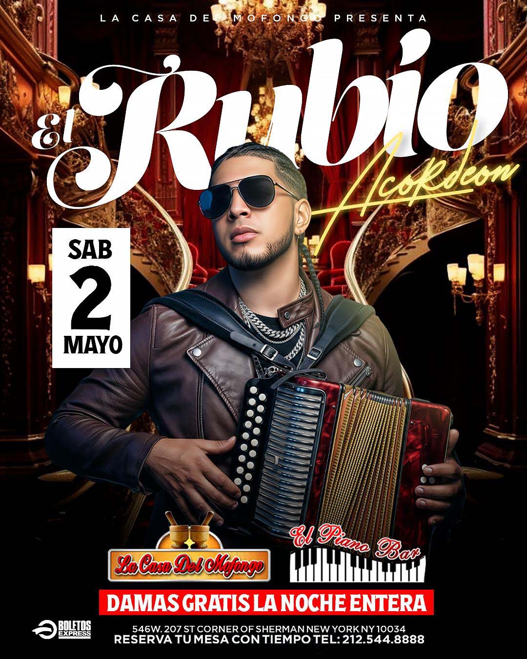 Buy tickets for EL RUBIO ACORDEON EL RUBIO ACORDEON