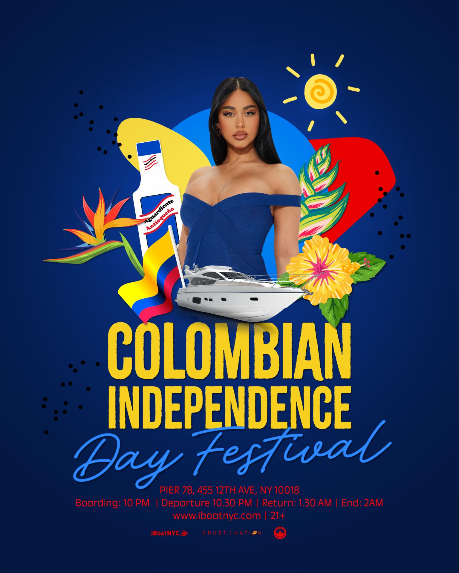 Buy tickets for Colombian Independence Day Boat Party Cruise Festival Colombian Independence Day Boat Party Cruise Festival