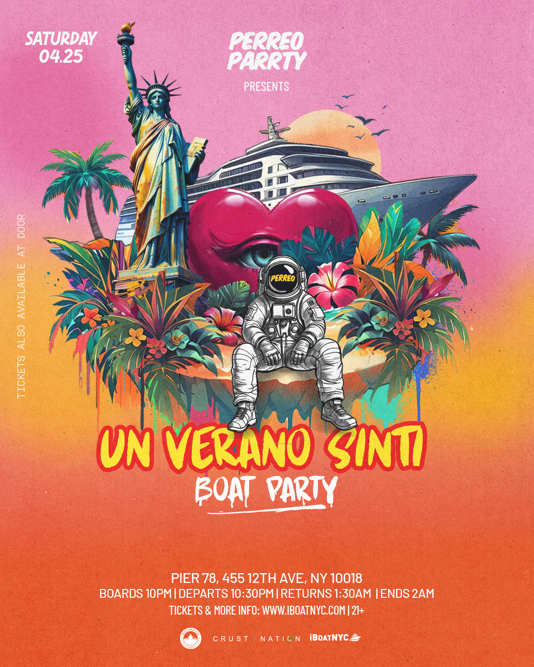 Un Verano Sin Ti: Bunny Tribute Latin Reggaeton Boat Party Cruise NYC
