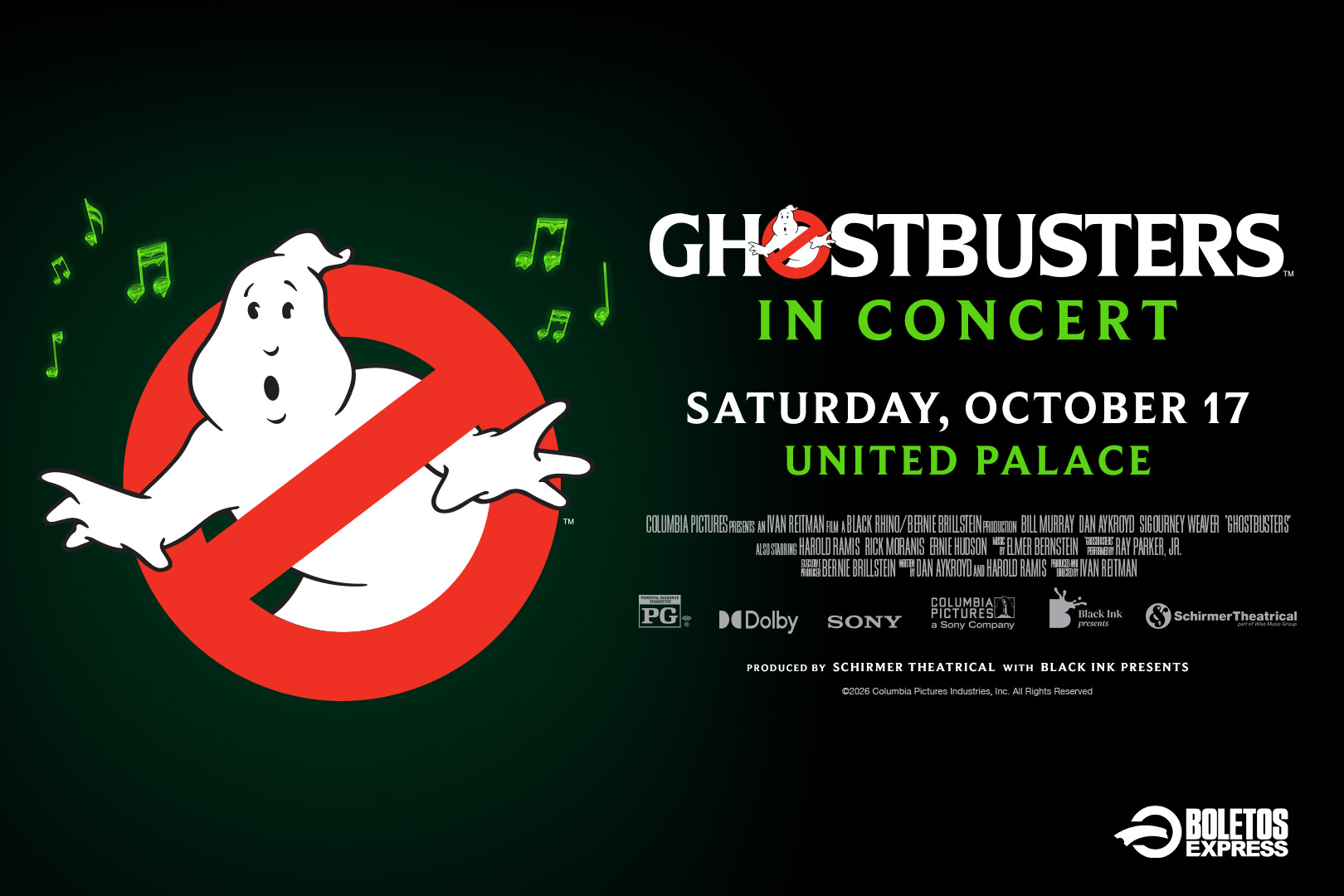 Buy tickets for Ghostbusters In Concert Ghostbusters In Concert