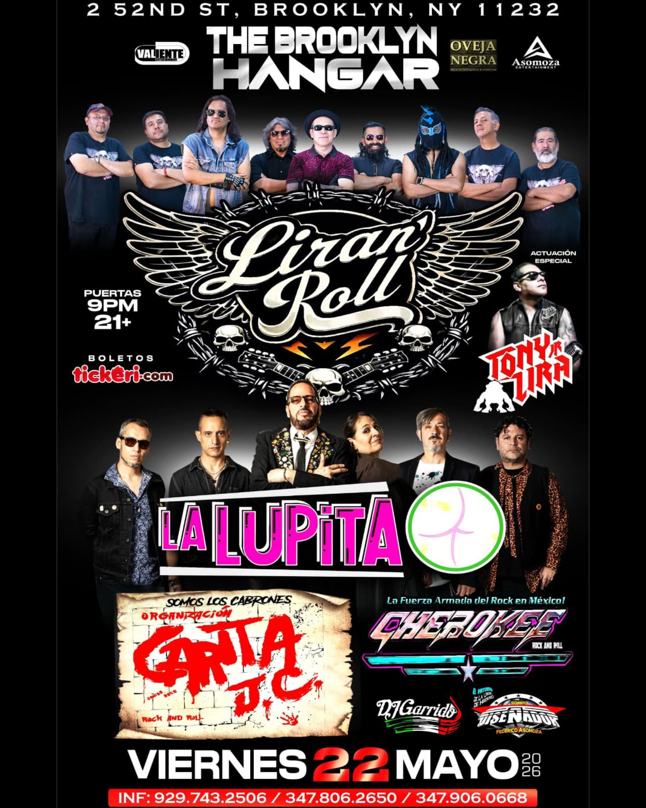 Buy tickets for LIRAN’ ROLL I LA LUPITA I SONIDO CHEROKEE | CARITA JC LIRAN’ ROLL I LA LUPITA I SONIDO CHEROKEE | CARITA JC