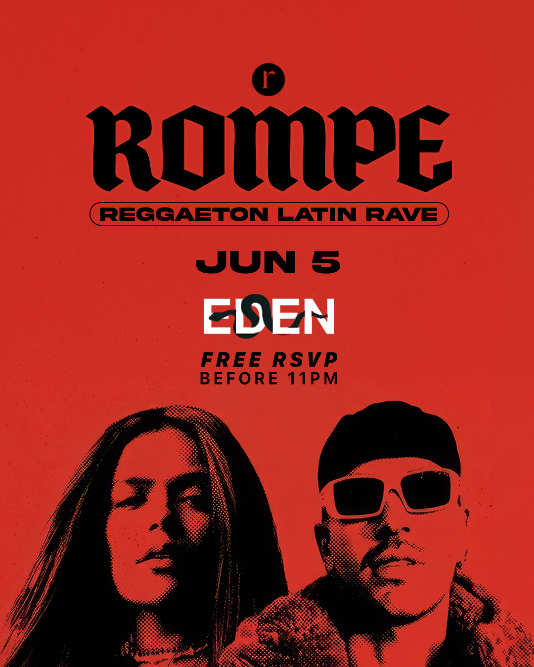 Rompe - Reggaeton Latin Rave → FREE RSVP (21+)