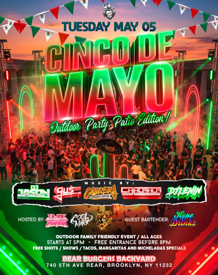 5 DE MAYO OUTDOOR PATIO BROOKLYN