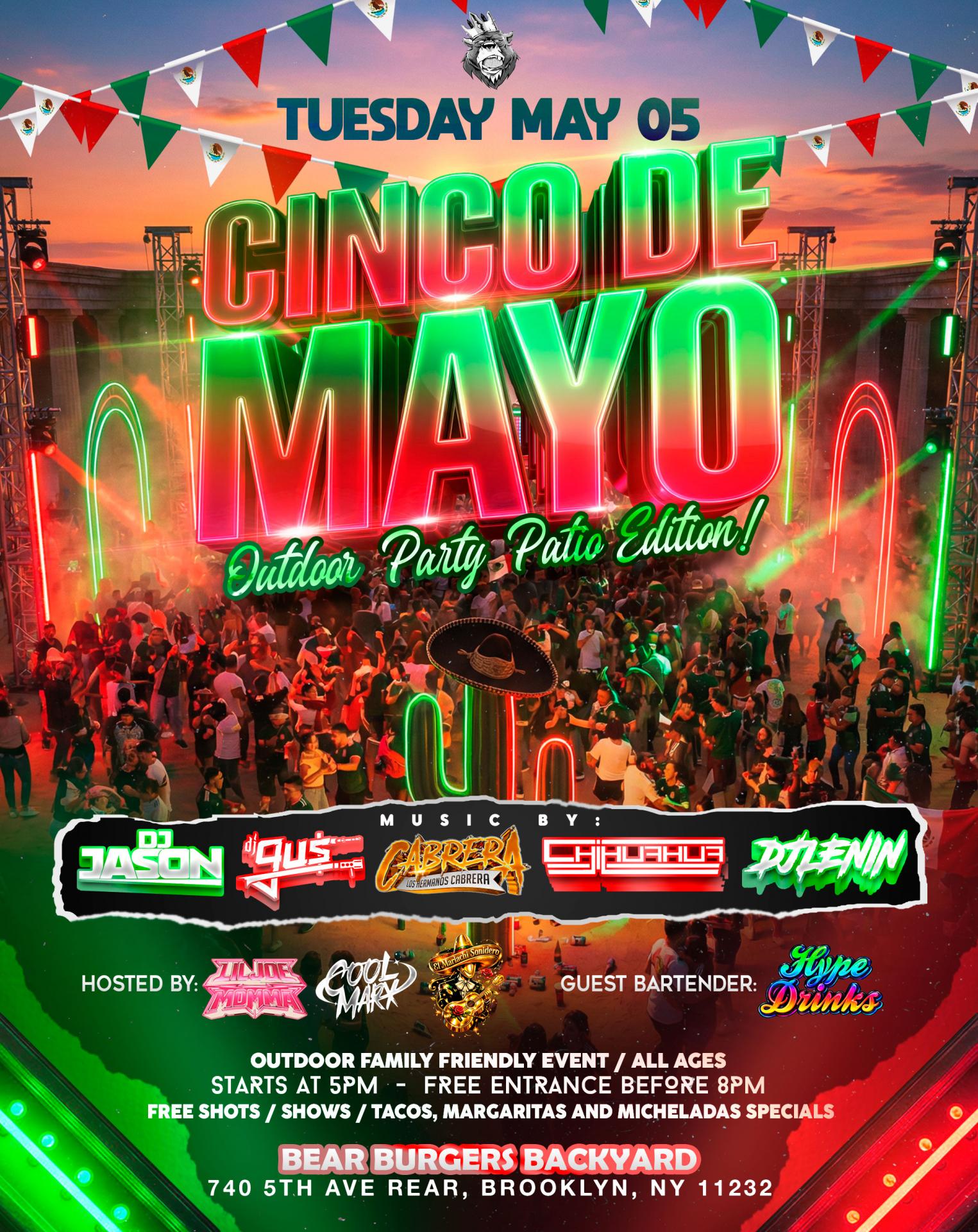 5 DE MAYO OUTDOOR PATIO BROOKLYN