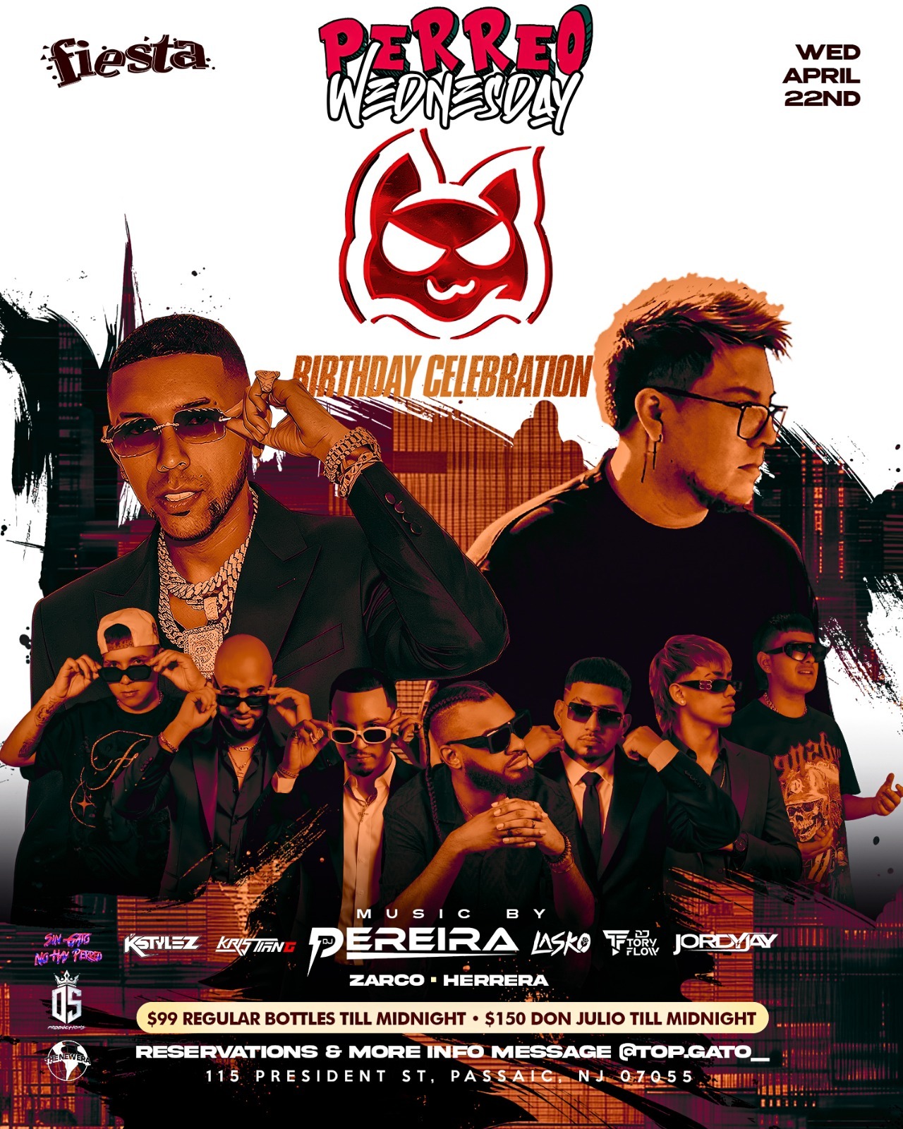 PERREO WEDNESDAY - GATO BIRTHDAY CELEBRATION