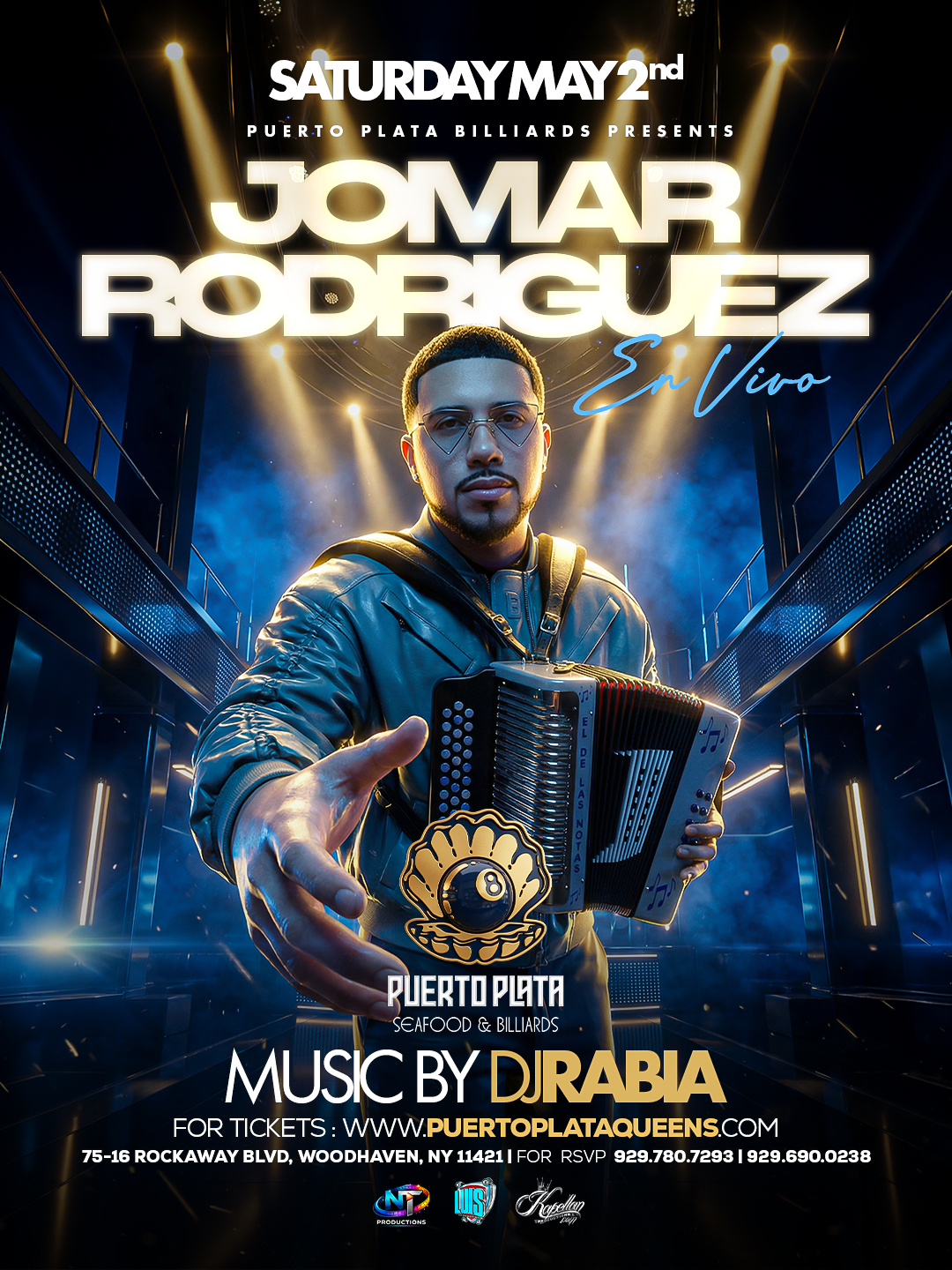 JOMAR RODRIGUEZ EN VIVO EN PUERTO PLATA QUEENS