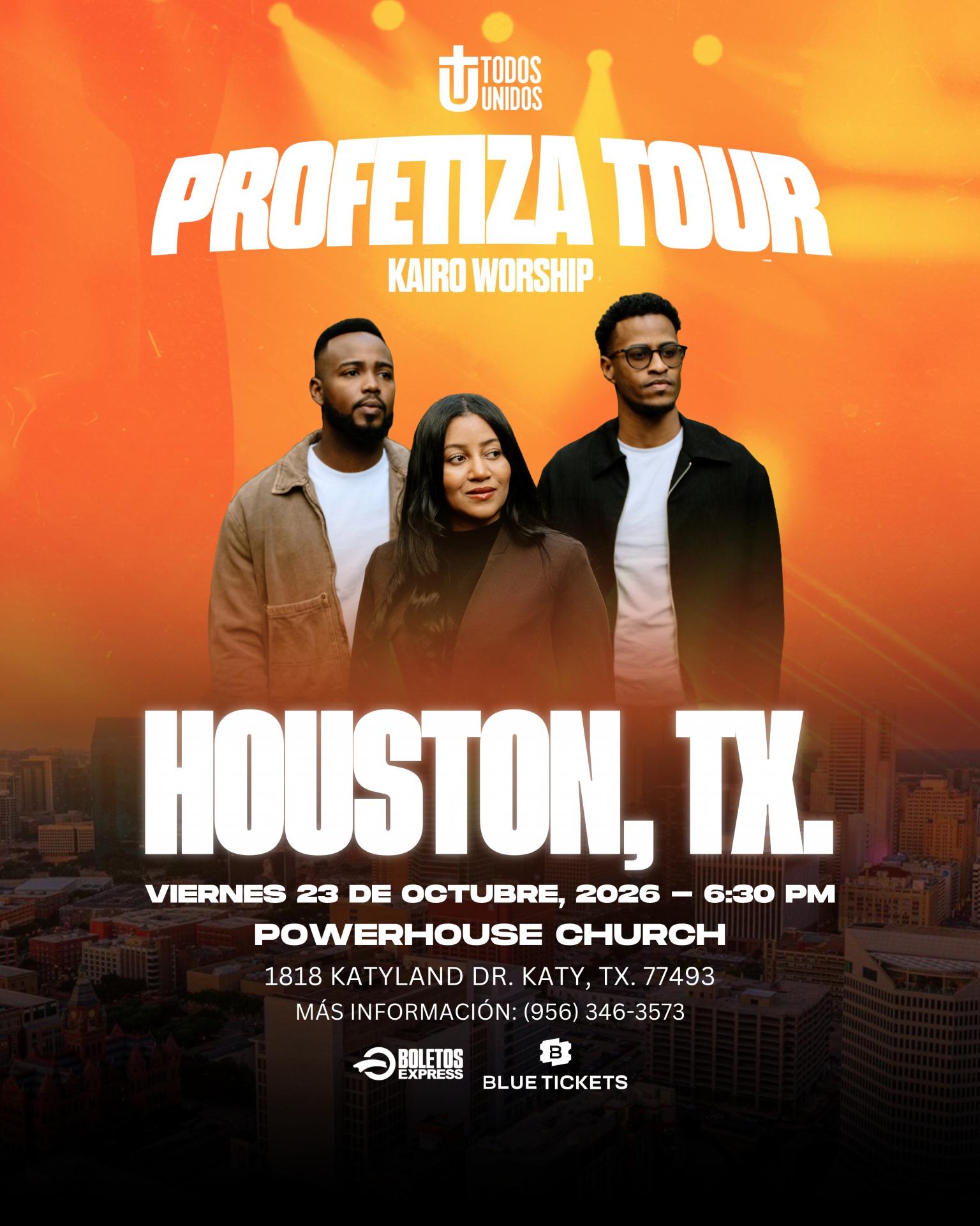 Buy tickets for PROFETIZA TOUR - HOUSTON, TX PROFETIZA TOUR - HOUSTON, TX